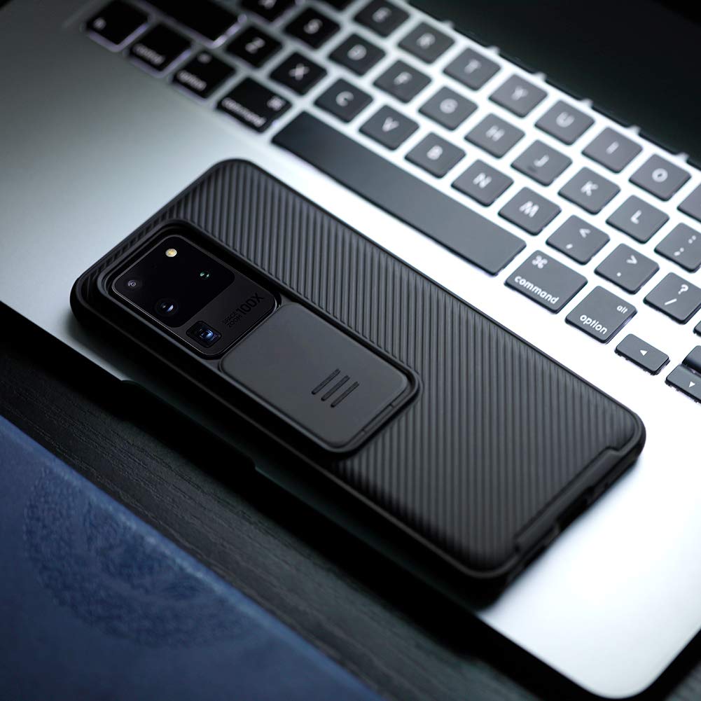 Slim Protective Case for Samsung Galaxy S20 Ultra - Hard PC + TPU Cover with Camera Protector | Ultra Thin Anti-Scratch Phone Case | Perfect for Everyday Use, Travel & Outdoor Activities