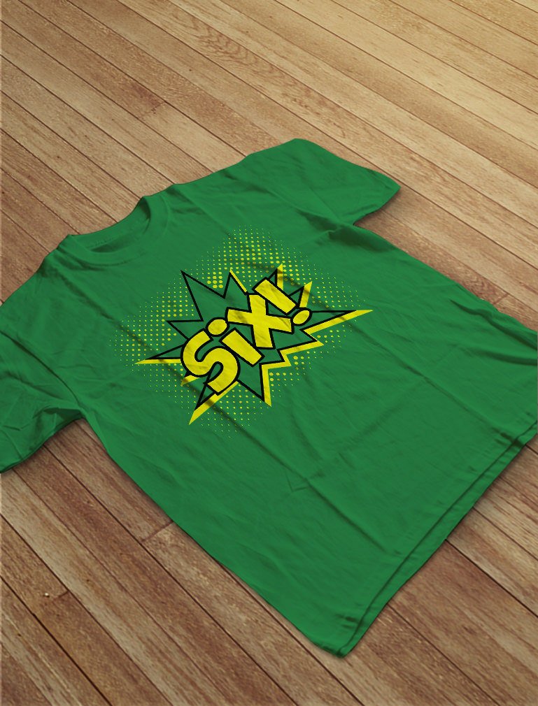 6th Birthday Shirt for Boys & Girls - Superhero Themed 6 Years Old Gift Idea - Kids Party T-Shirt for Birthday Celebrations & Special Occasions