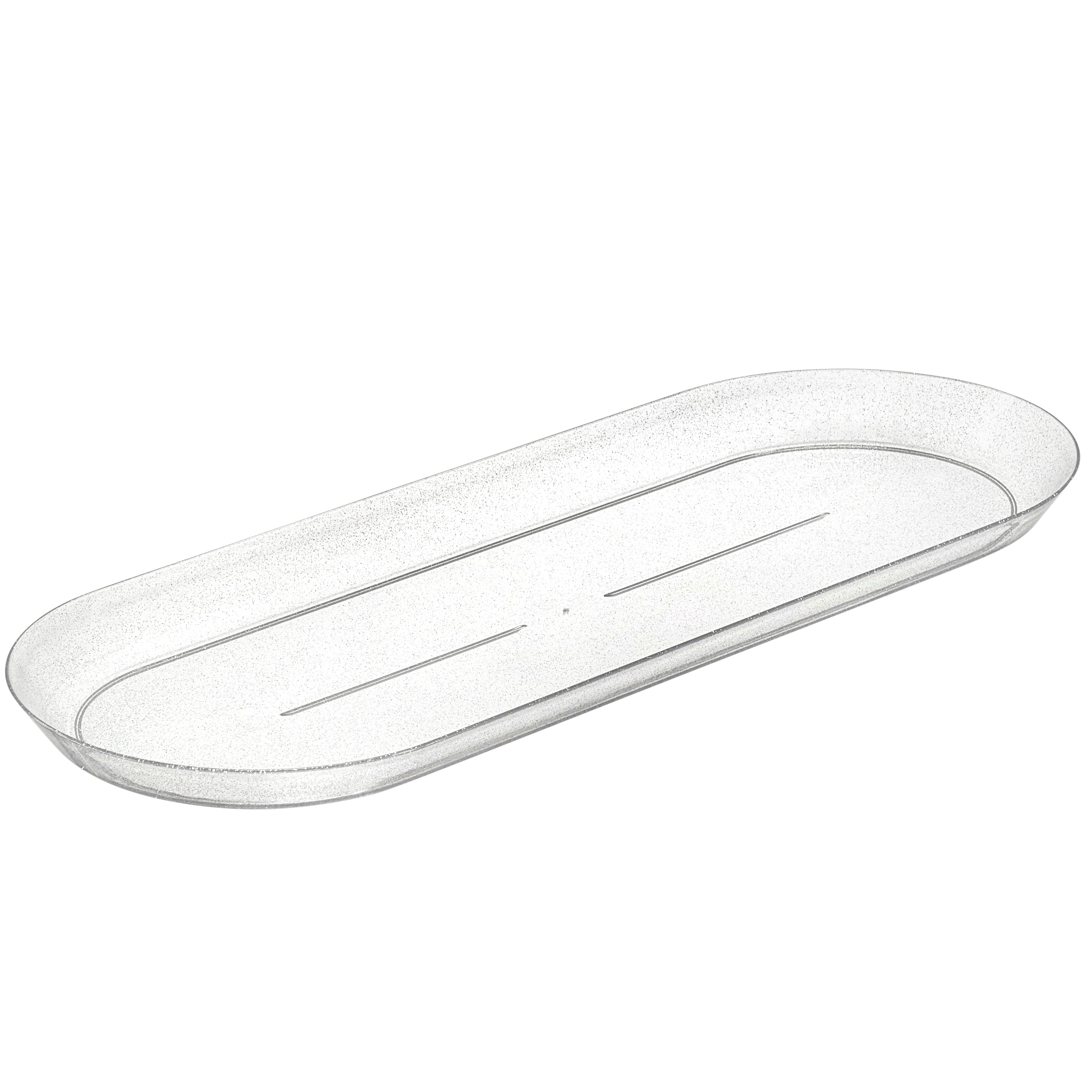 Classic Silver Oval Serving Dish Set of 2 - Elegant Buffet Platter for Parties, Weddings & Holiday Entertaining