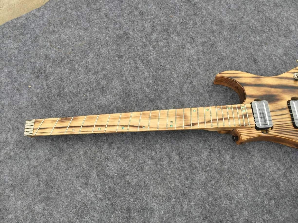 Brand Electric Travel Guitar - Headless Design for Portable Performance | Perfect for Buskers, Camping & On-the-Go Musicians