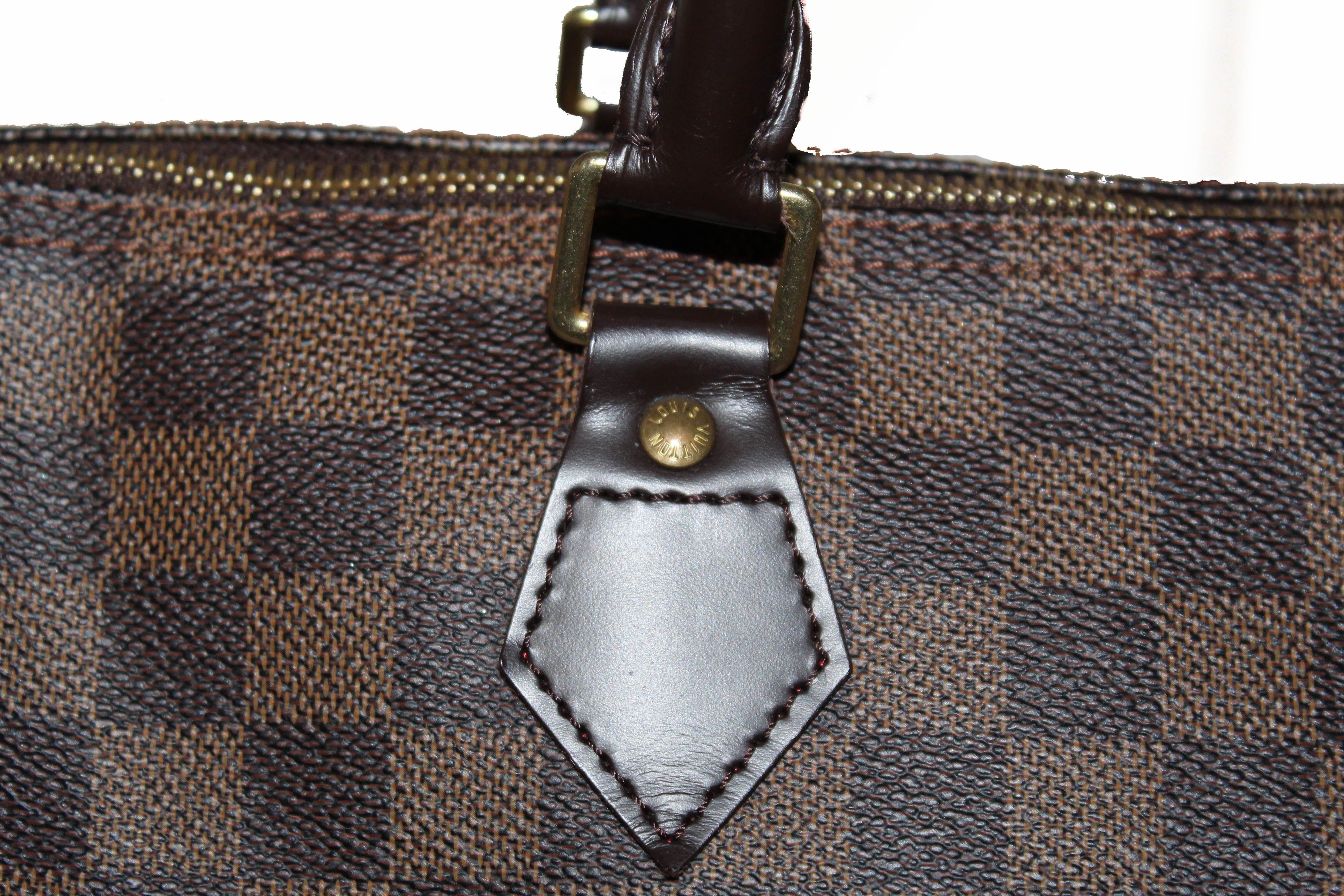 Authentic Louis Vuitton Damier Ebene Speedy 35 Handbag for Women | Luxury Designer Tote Bag | Perfect for Work, Travel & Everyday Use