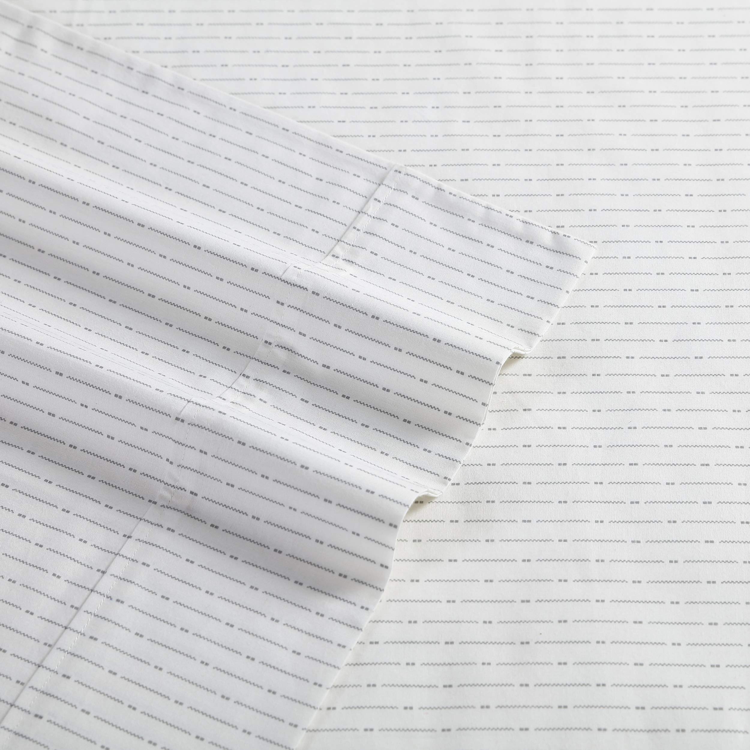 Nautica King Cotton Percale Sheets - Buoy Grey for Cozy Bedroom Decor