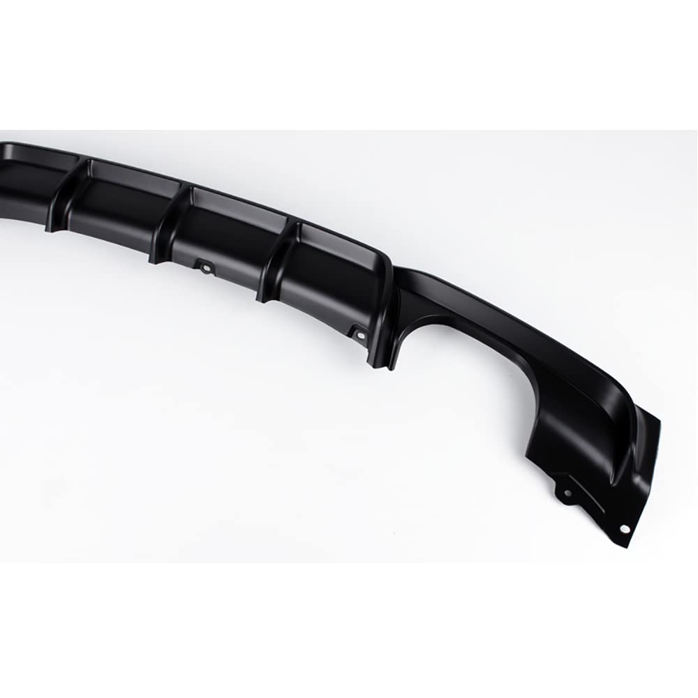 FRP Material MP Style Rear Bumper Diffuser Lip for BMW 3 Series F30 M Sport Mtech (2012-2018) - Matt Black/Gloss Black | Enhanced Aerodynamics & Sporty Look for Street Racing & Car Shows