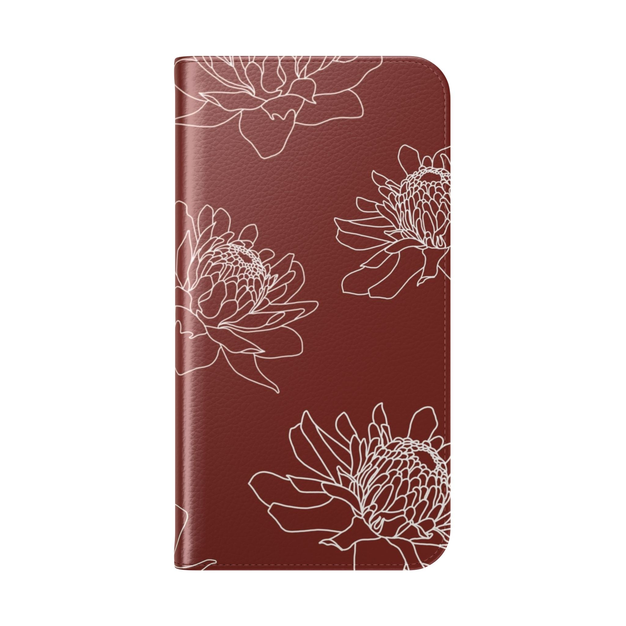 Torch Ginger Folio Case - Elegant & Durable Phone Cover for iPhone & Samsung - Perfect for Travel, Work & Everyday Use
