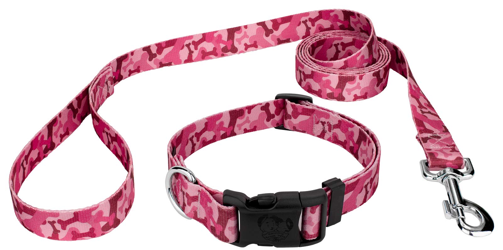 Country Brook Petz - Premium Dog Collar and Leash Set - Military & Camo Collection with 16 Durable Designs for Outdoor Adventures, Hiking, and Training