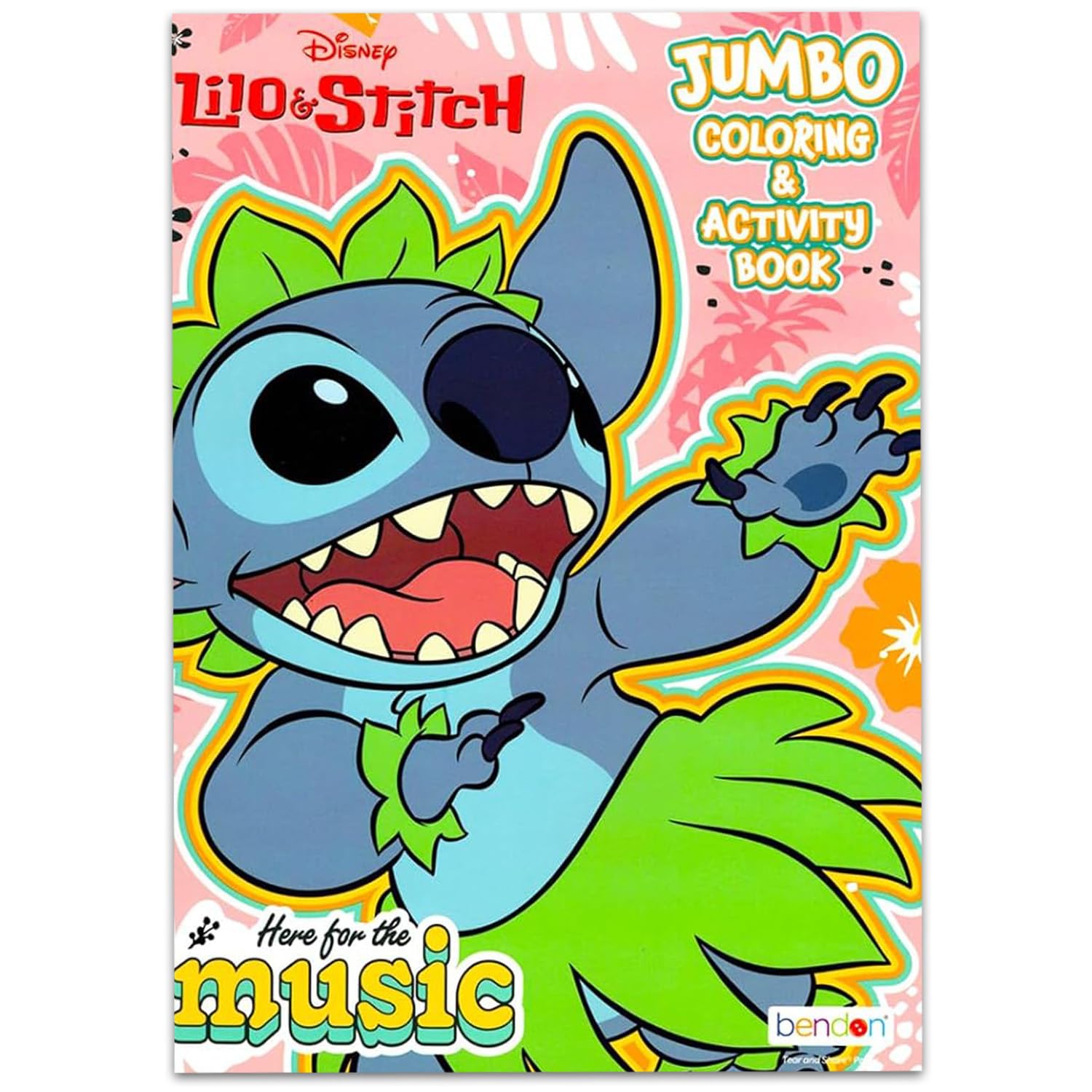 Disney Lilo and Stitch Coloring Book Set for Kids - 2 Jumbo Activity Books with Coloring Pages, Stickers, Games & Puzzles | Perfect for Birthday Gifts, Travel Entertainment & Family Bonding Time