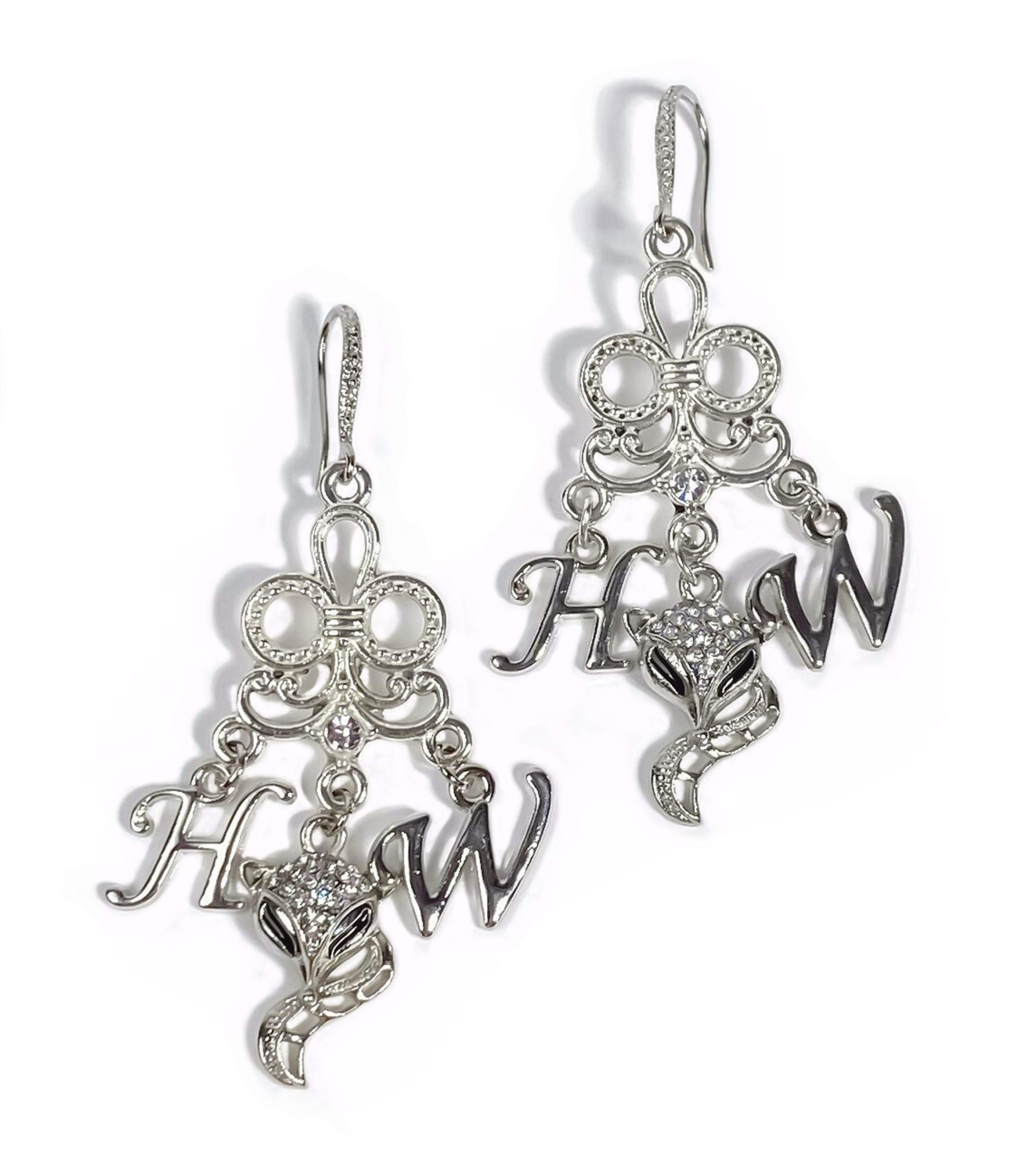 Hotwife Jewelry Set - Sterling Silver Earrings for Hot Wife, Vixen, MFM, QOS, Swinger Lifestyle | Cuckold, Threesome & BBC Fashion Accessories | Perfect for Date Nights, Parties & Lifestyle Events
