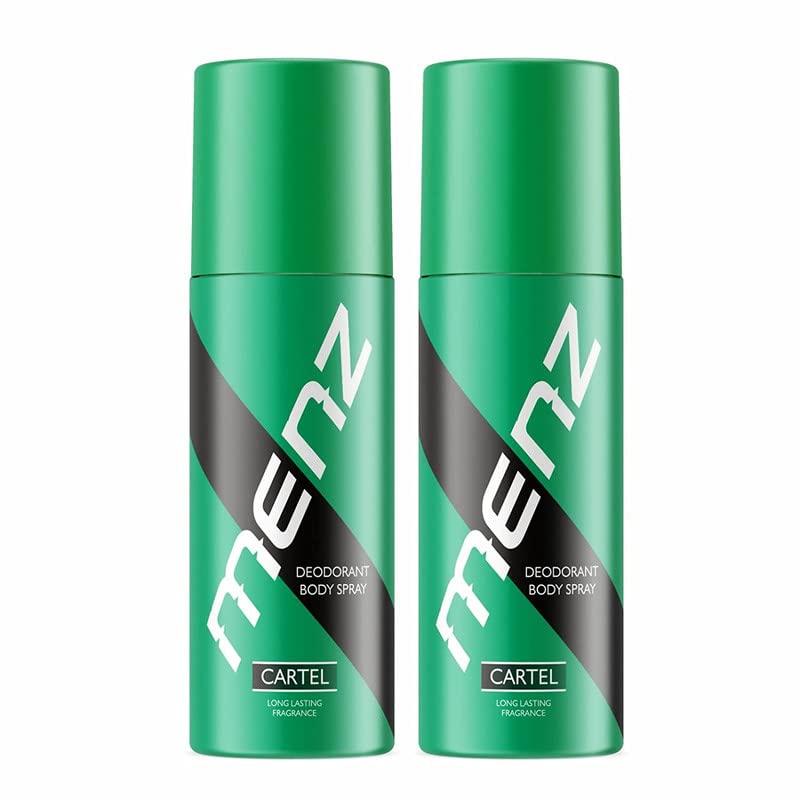 Premium Men's Deodorant Body Spray - Long Lasting Fresh Scent for Odor Protection | Luxury & High-Quality | Cartel Scent (Pack of 2) | Ideal for Gym, Work & Daily Use