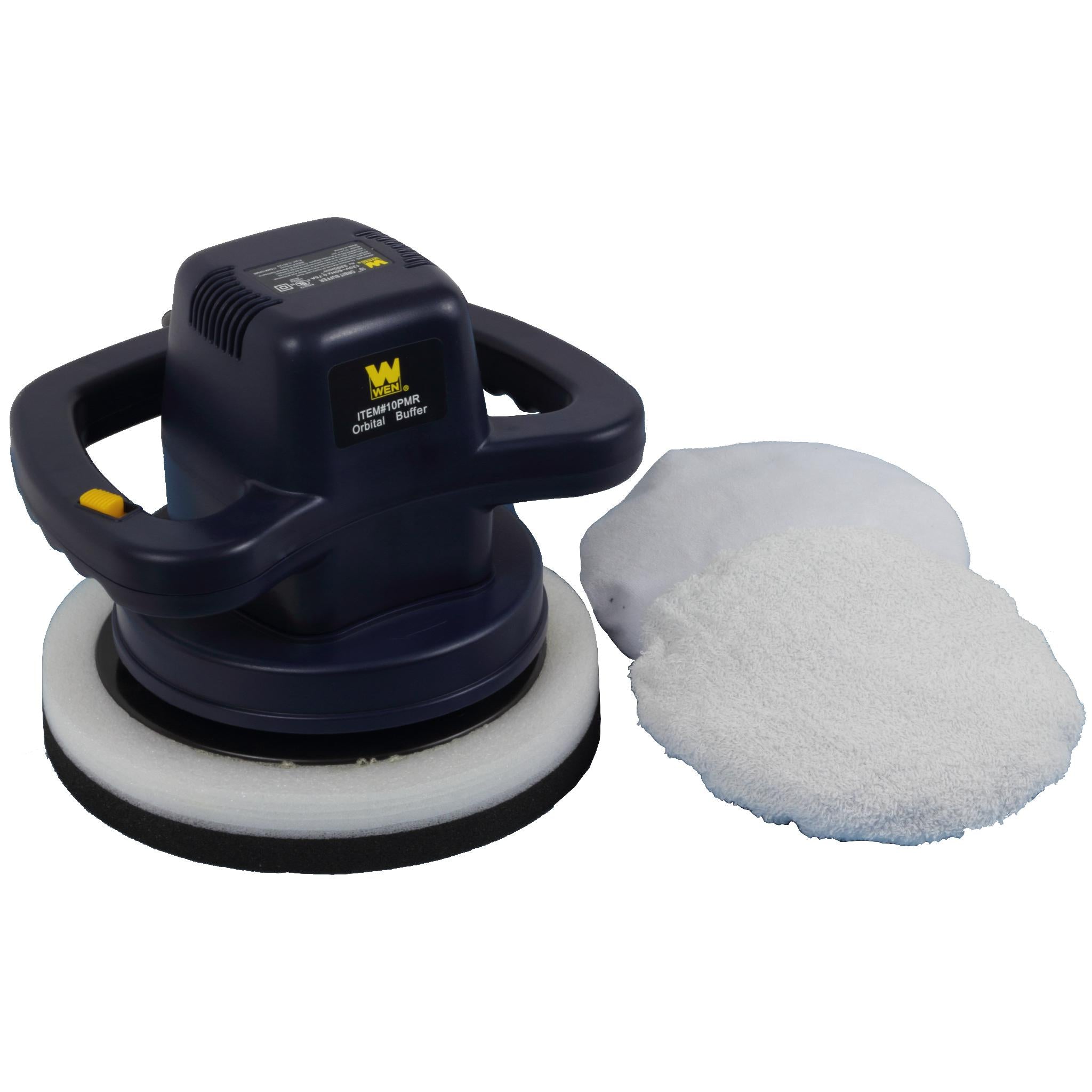 WEN 10PMR 10-Inch Random Orbital Waxer and Polisher - Perfect for Car Detailing, Boat Polishing & Floor Buffing