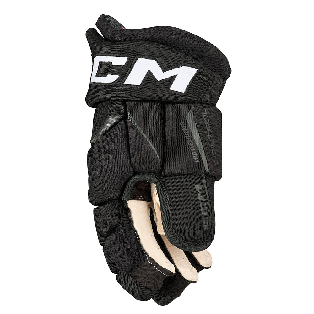 CCM Jetspeed Control 2023 Senior Ice Hockey Gloves - Protective Gear for Adult Players - Perfect for Games, Practice & Training Sessions