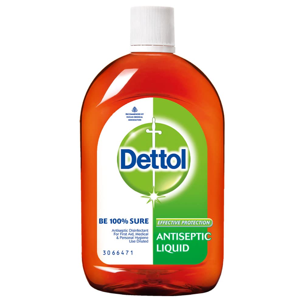 Dettol Antiseptic Disinfectant Liquid - 550ml Bottle for Home, Kitchen & Bathroom Cleaning | Kills 99.9% Germs & Bacteria | Safe for Skin & Surfaces