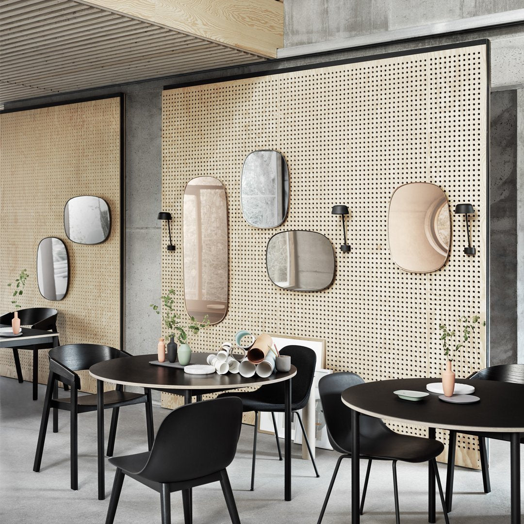 Anderssen Voll Framed Mirror by Muuto - Modern Scandinavian Wall Mirror for Living Room, Bedroom & Entryway Decor