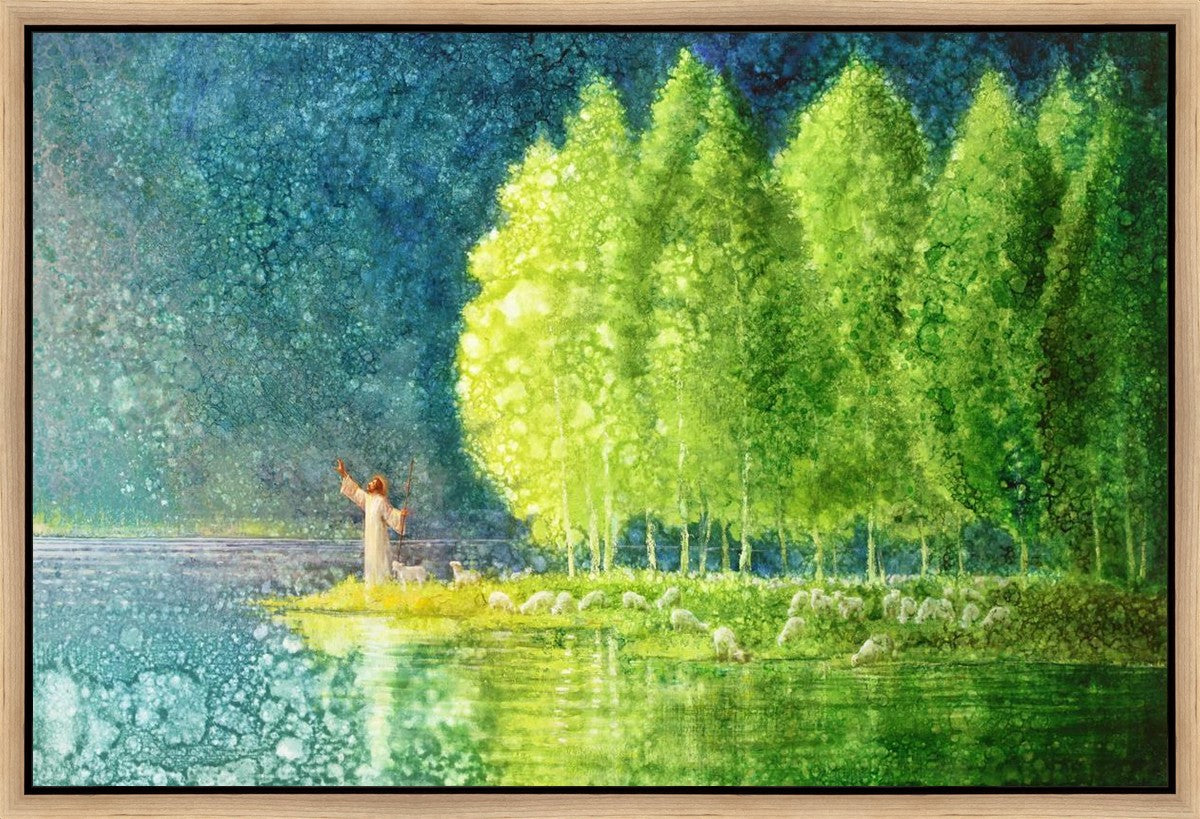 Beside Still Waters Gallery Wrap Canvas Art - Stunning Landscape Wall Decor for Living Room, Bedroom & Office - Perfect for Home & Office Decor