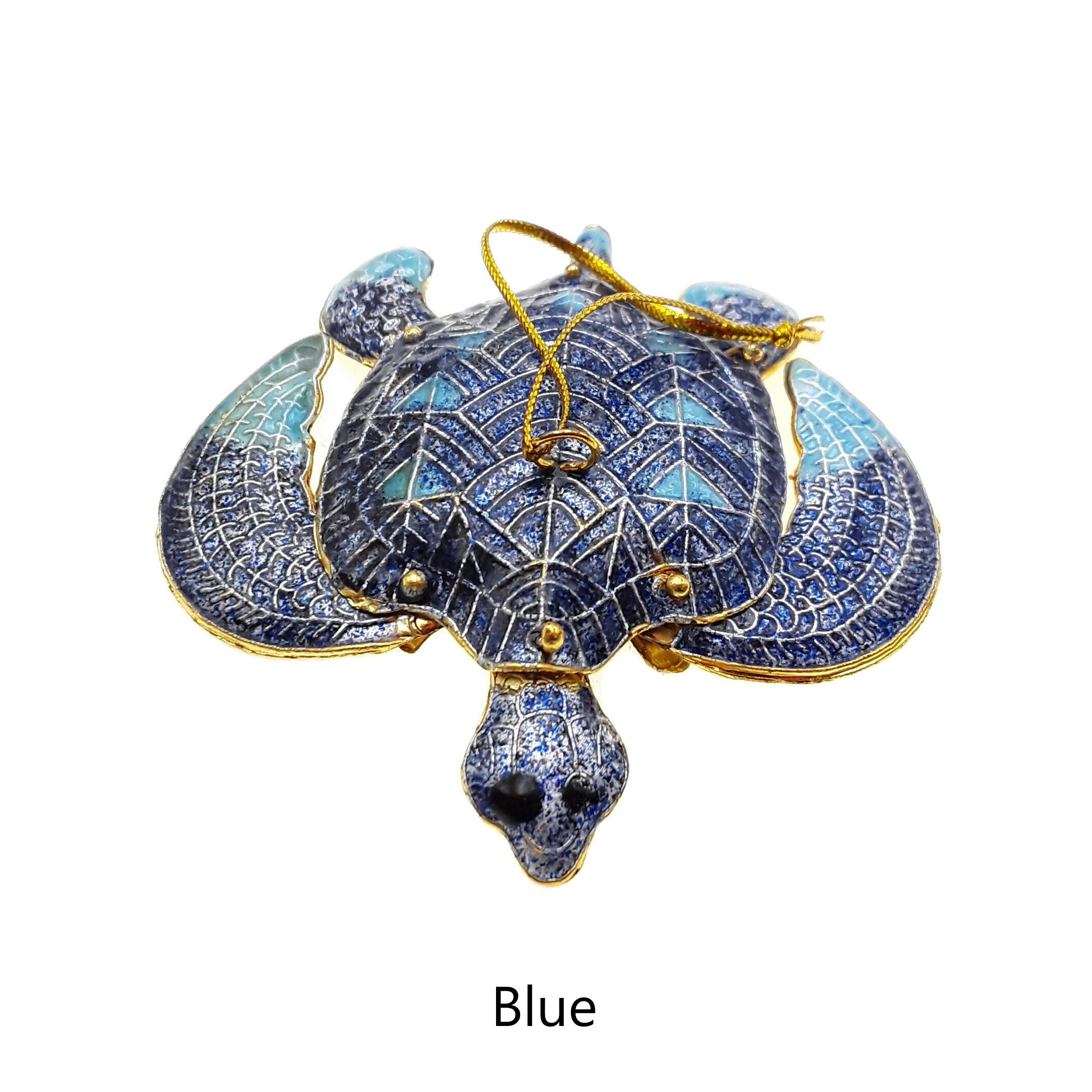 Handmade Cloisonne Christmas Tree Ornament - 3