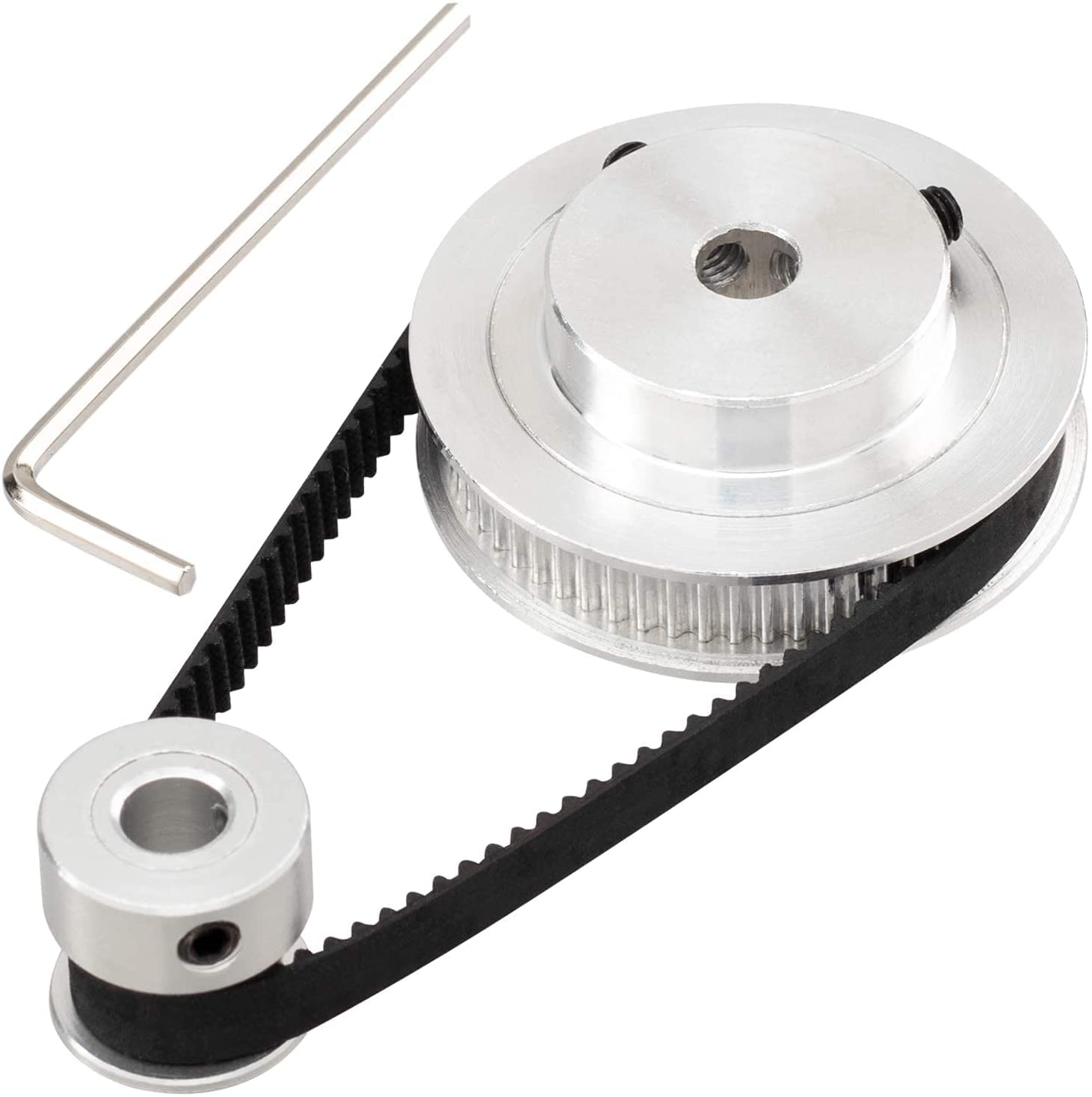 Jutagoss 225L 571.5mm Timing Belt - 25mm Width, 9.525mm Pitch, 60 Teeth Cogged Rubber Belt for Industrial Machinery, 3D Printers, CNC Machines, and Power Transmission Systems