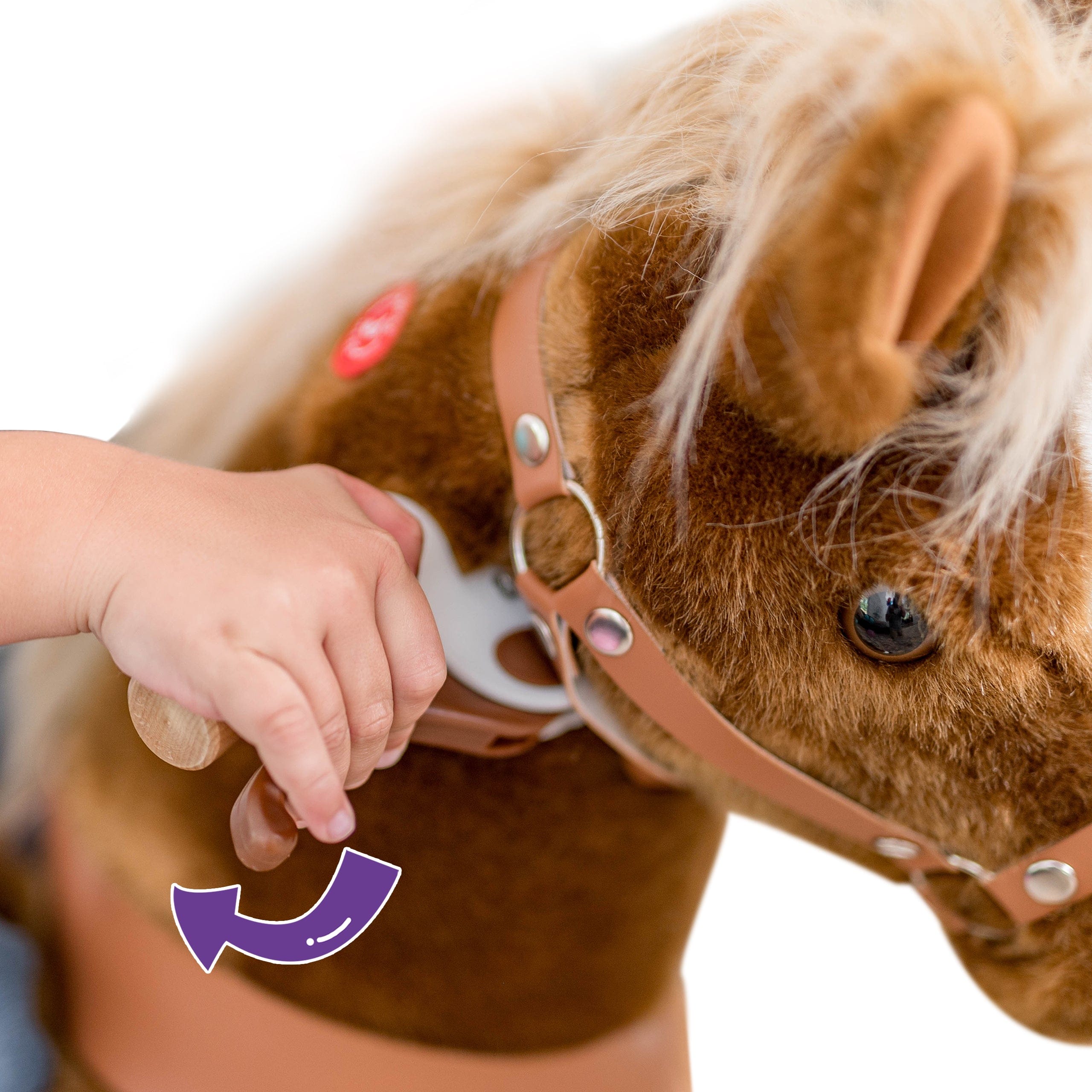 Ponycycle Ride On Toy for Kids Ages 3-5 | Interactive Rocking Horse with Wheels | Perfect for Indoor & Outdoor Play, Birthday Gifts, and Preschool Learning Activities