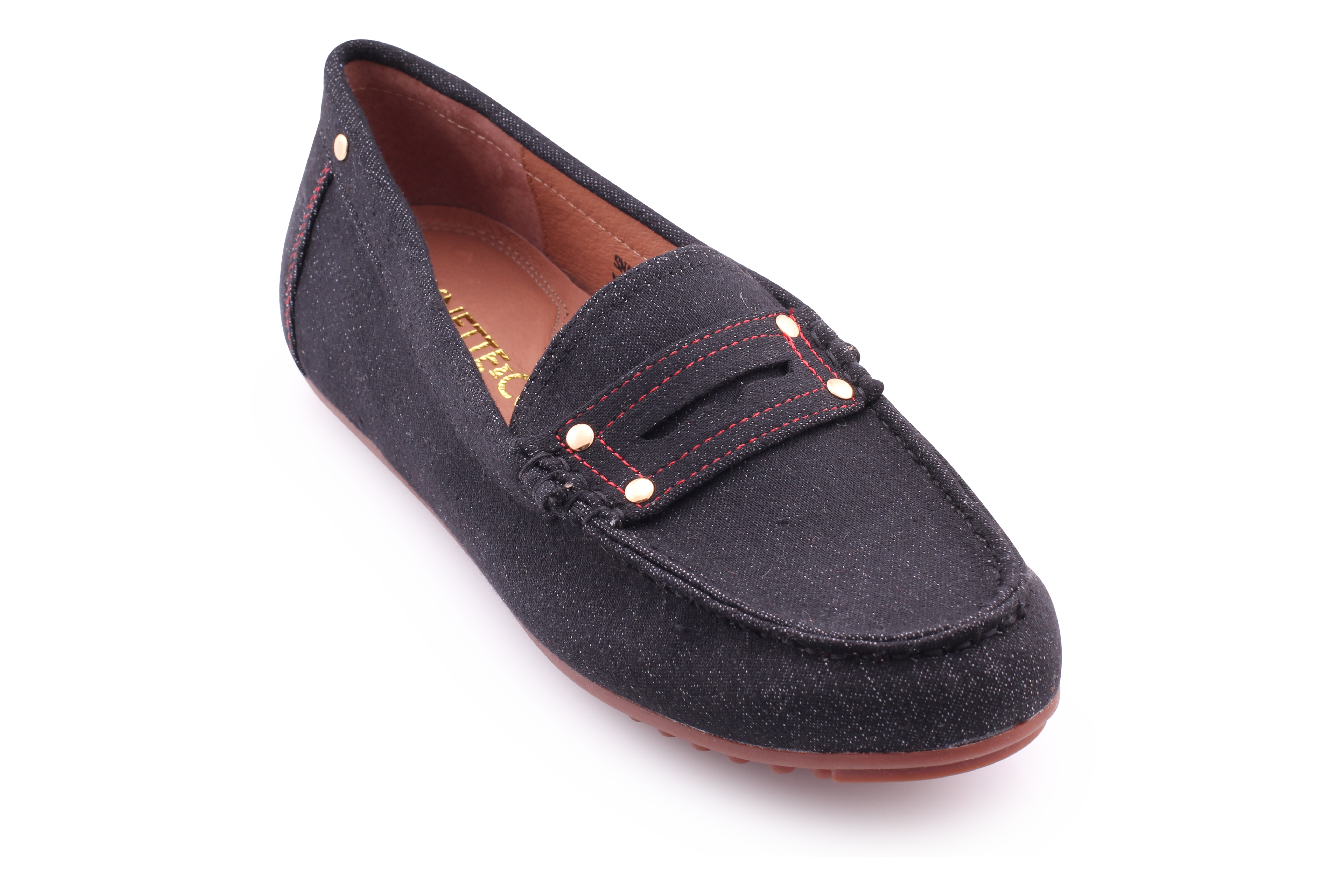 Lynette&Co Women's Snap Moc Loafers - Comfortable Slip-On Casual Shoes for Work, Travel & Everyday Wear | Lightweight & Stylish Flat Shoes for Women