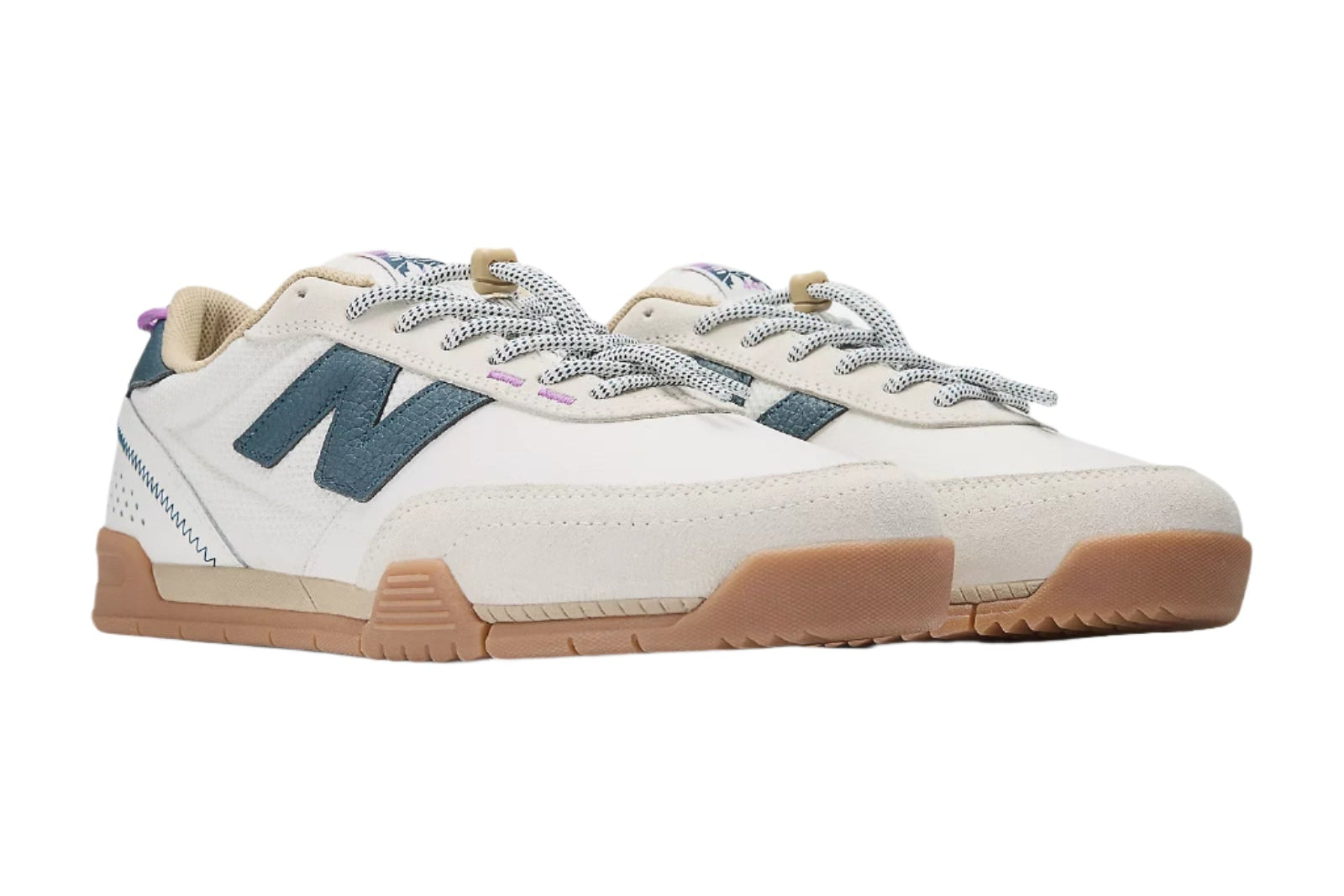 New Balance Numeric 440WSR V2 Low-Top Trail Running Shoes for Men - White/Blue - Lightweight & Durable for Hiking, Jogging & Outdoor Adventures