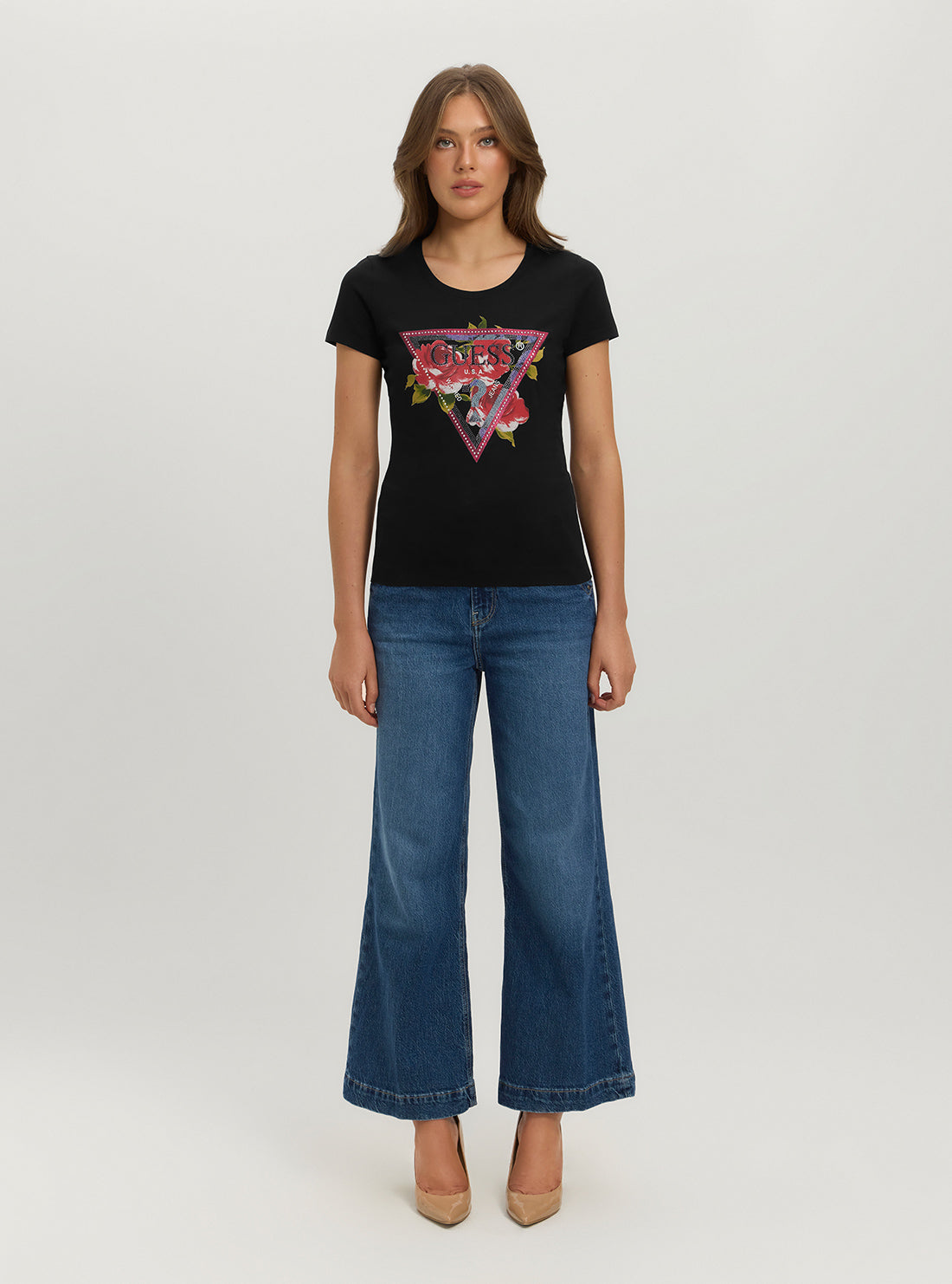 Eco-Friendly Black Roses Logo T-Shirt for Men & Women - Stylish Graphic Tee for Casual Wear, Street Fashion, and Everyday Outfits