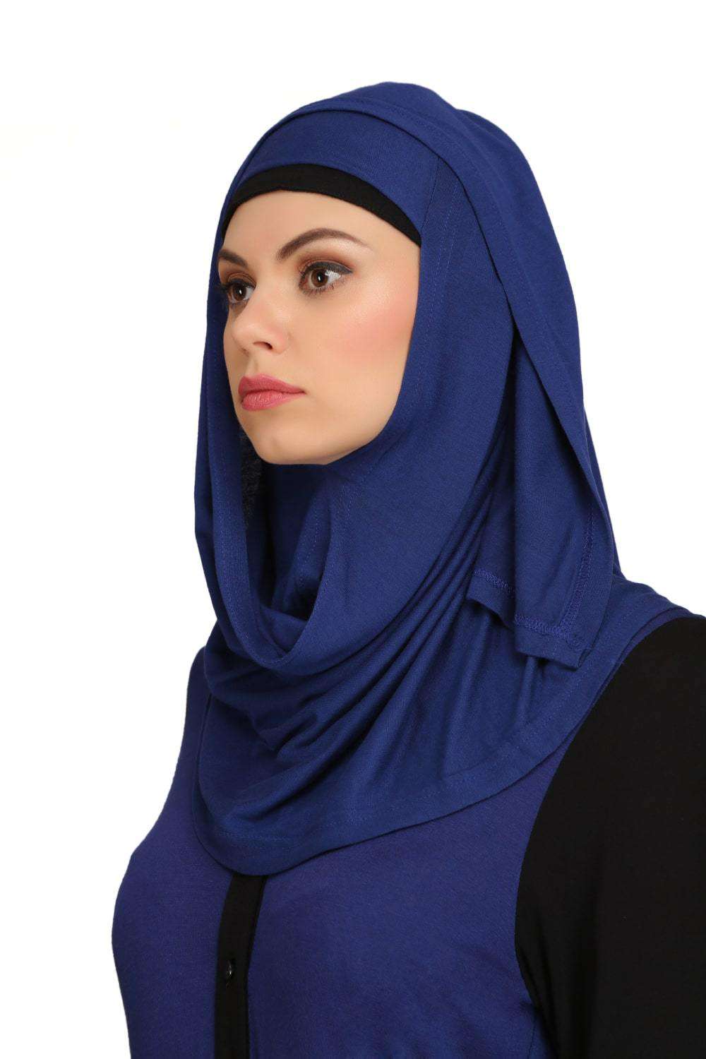 Elegant Dual Color Formal Wear Knit Abaya for Women - Modest Islamic Dress for Prayer, Wedding & Special Occasions