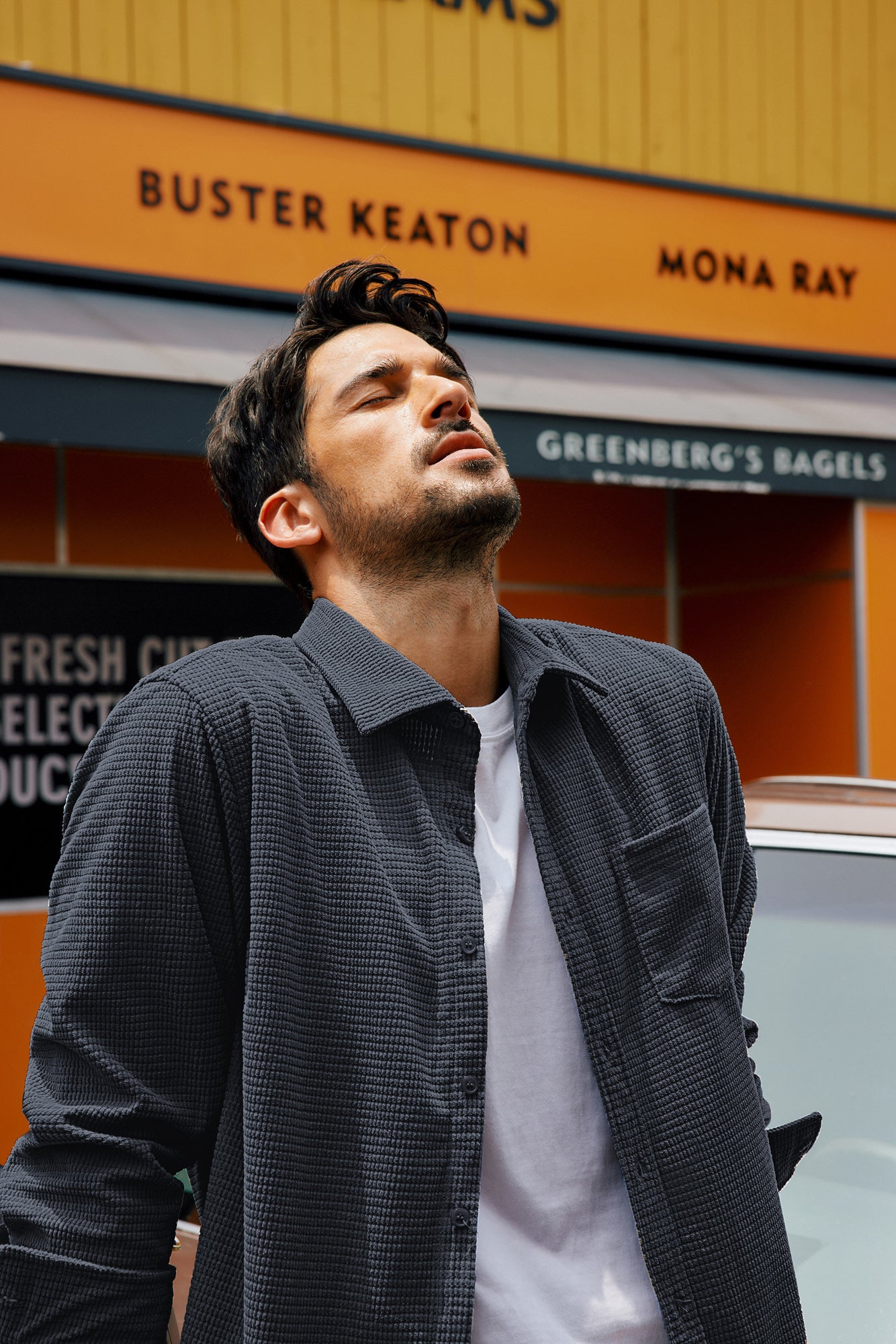Stylish Men's Textured Long Sleeve Button-Up Shirt with Classic Collar - Perfect for Office, Casual Wear & Date Nights