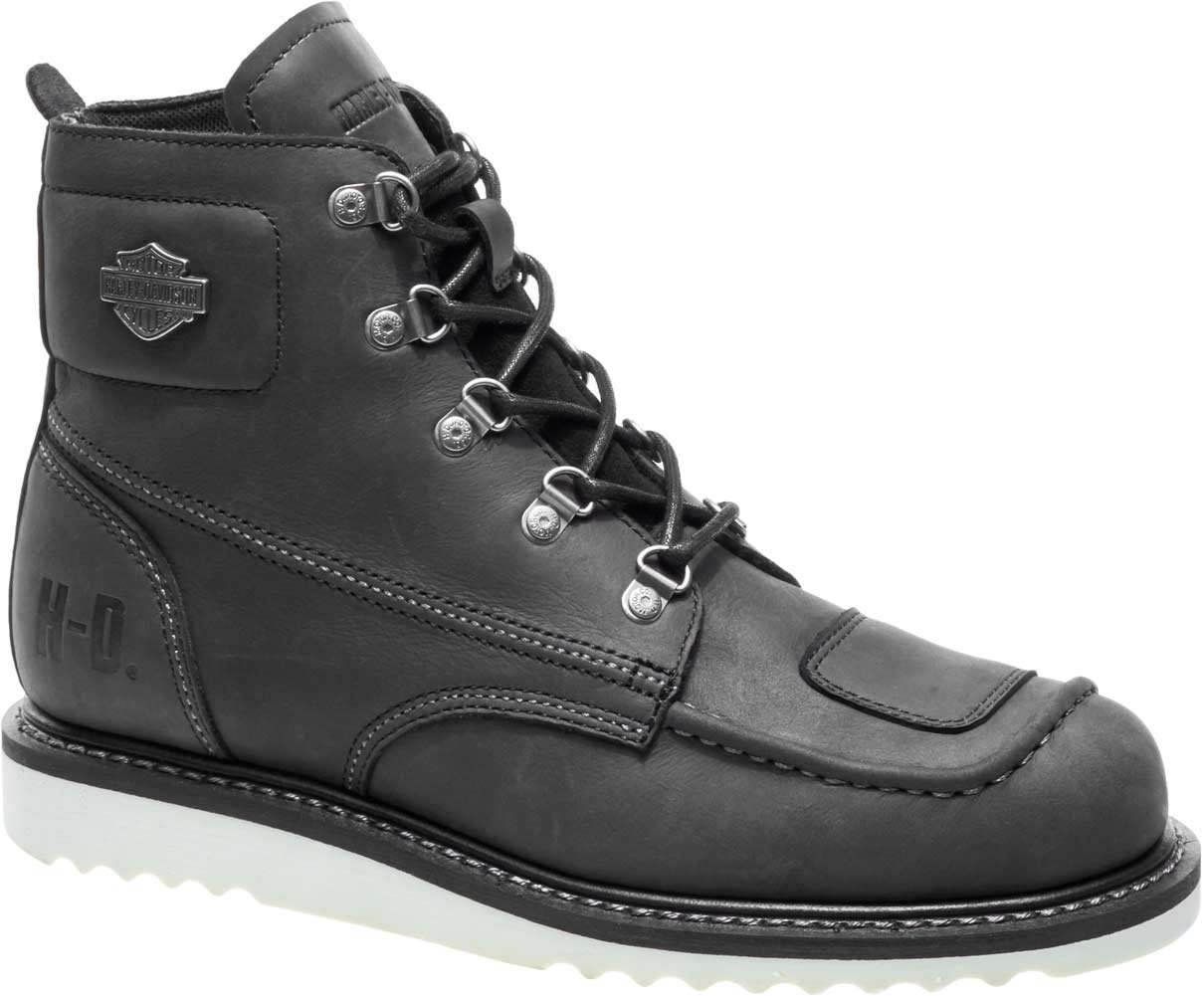 Harley-Davidson Men's Hagerman 5-Inch Brown Leather Motorcycle Boots - Durable Riding Footwear for Cruiser Bikers & Long-Distance Touring