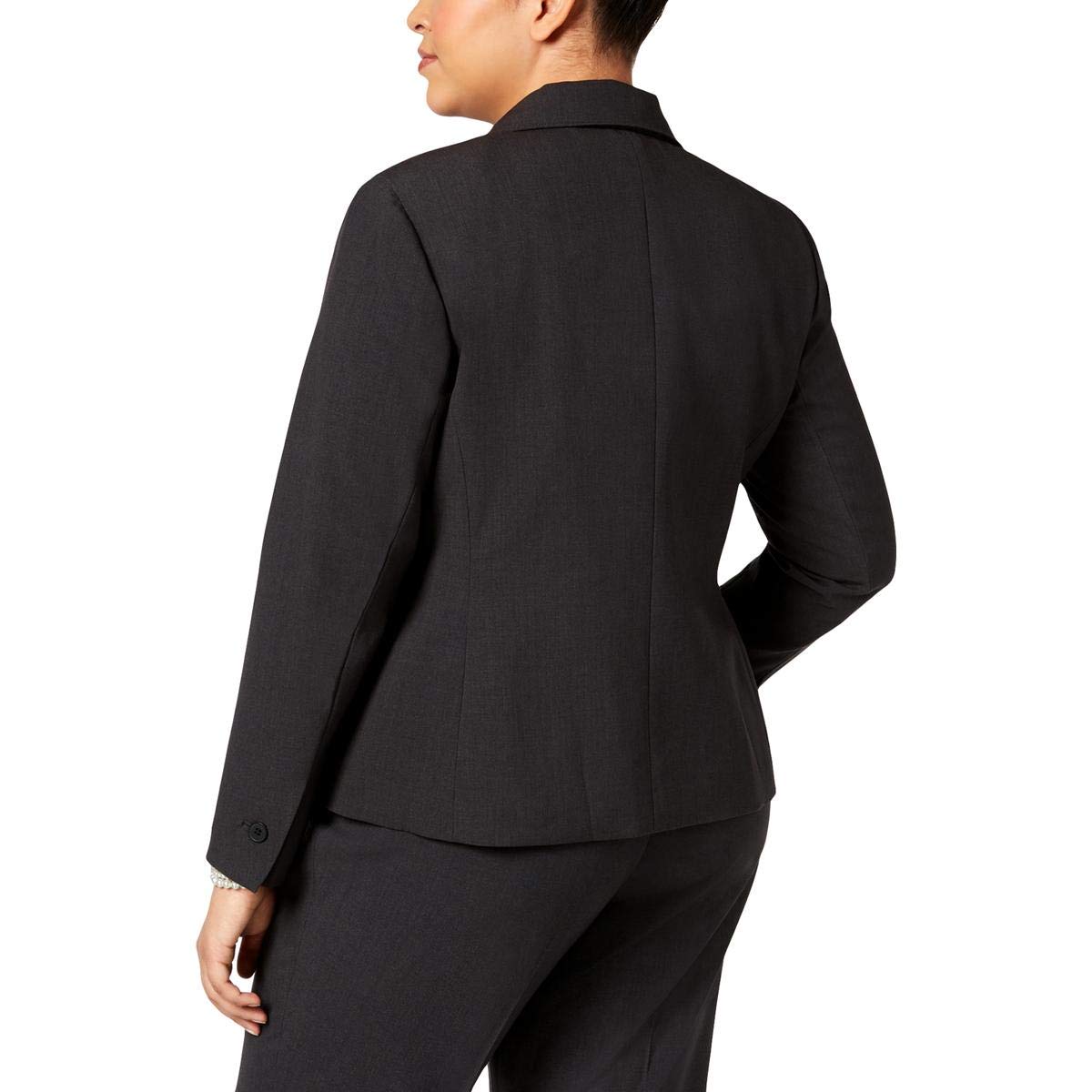Anne Klein Women's Plus Size Solid 1 Button Blazer Jacket for Work, Office & Business Casual Outfits | Professional & Stylish Formal Wear