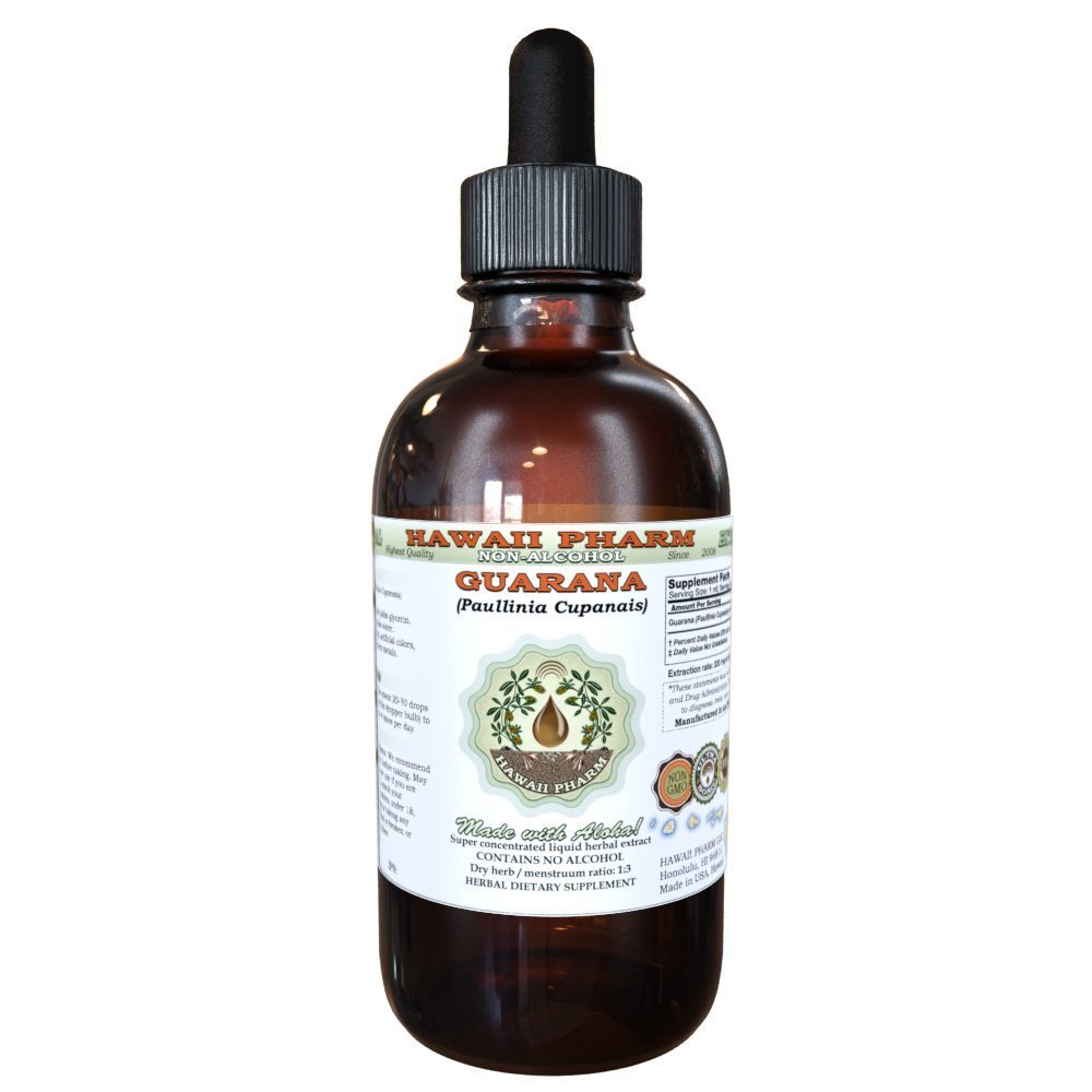 Alcohol-Free Guarana Liquid Extract (Paullinia Cupana) - 4 oz Natural Dried Seed Glycerite for Energy Boost & Focus | Perfect for Workouts, Study & Mental Clarity