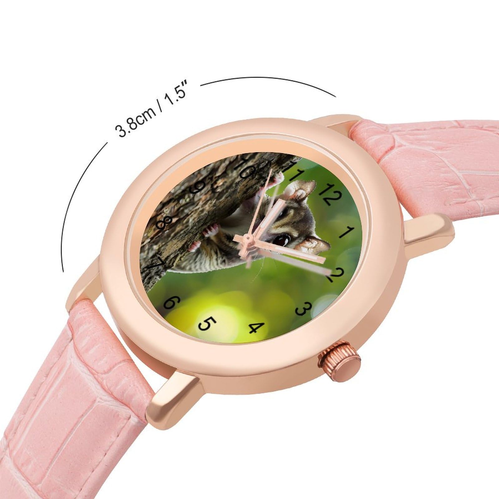 Australia Cute Sugar Glider Women's Watch - Leather Strap Quartz Watch for Travel & Work