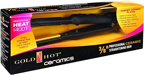 Gold 'N Hot Ceramic Flat Iron 3/8