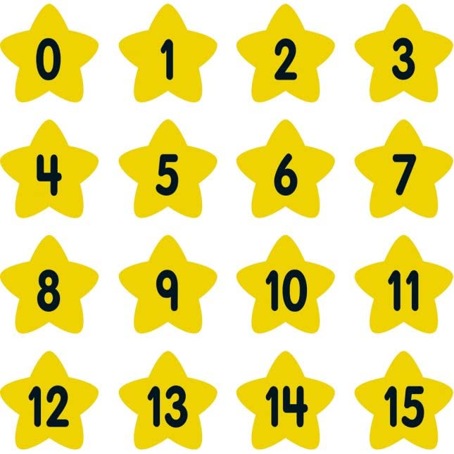 Really Good Stuff Carpet Mark-Its Move and Groove! Numbers 1-25 Task Cards Kit - 26 Carpet Spots & 20 Activity Cards for Classroom Math Games and Movement Learning