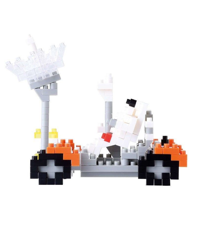 Nanoblock NBH 085 Lunar Rover Building Kit - STEM Toy Space Shuttle Model for Kids & Adults - Perfect for Home Decor, Gift, and Space Exploration Enthusiasts