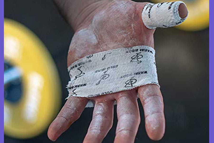 Warrior Athletic Tape - Premium Sports Tape for Injury Support & Recovery - Ideal for Basketball, Running & Gym Workouts