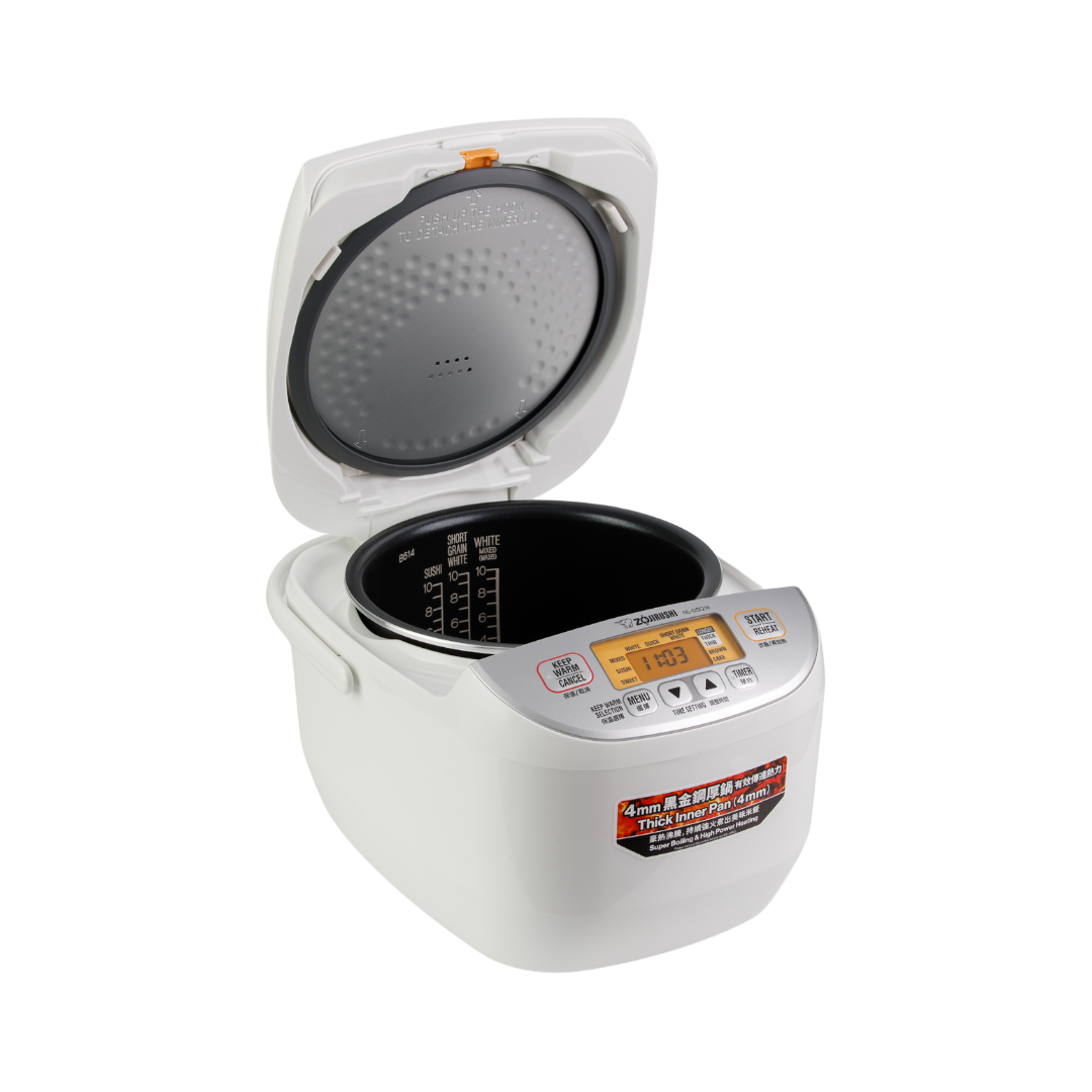 NL DSQ18 1.8L MICOM Rice Cooker - Smart Multi-Functional Electric Rice Cooker with Fuzzy Logic Technology for Perfect Rice Every Time - Ideal for Home, Dorm, Office & Small Kitchens