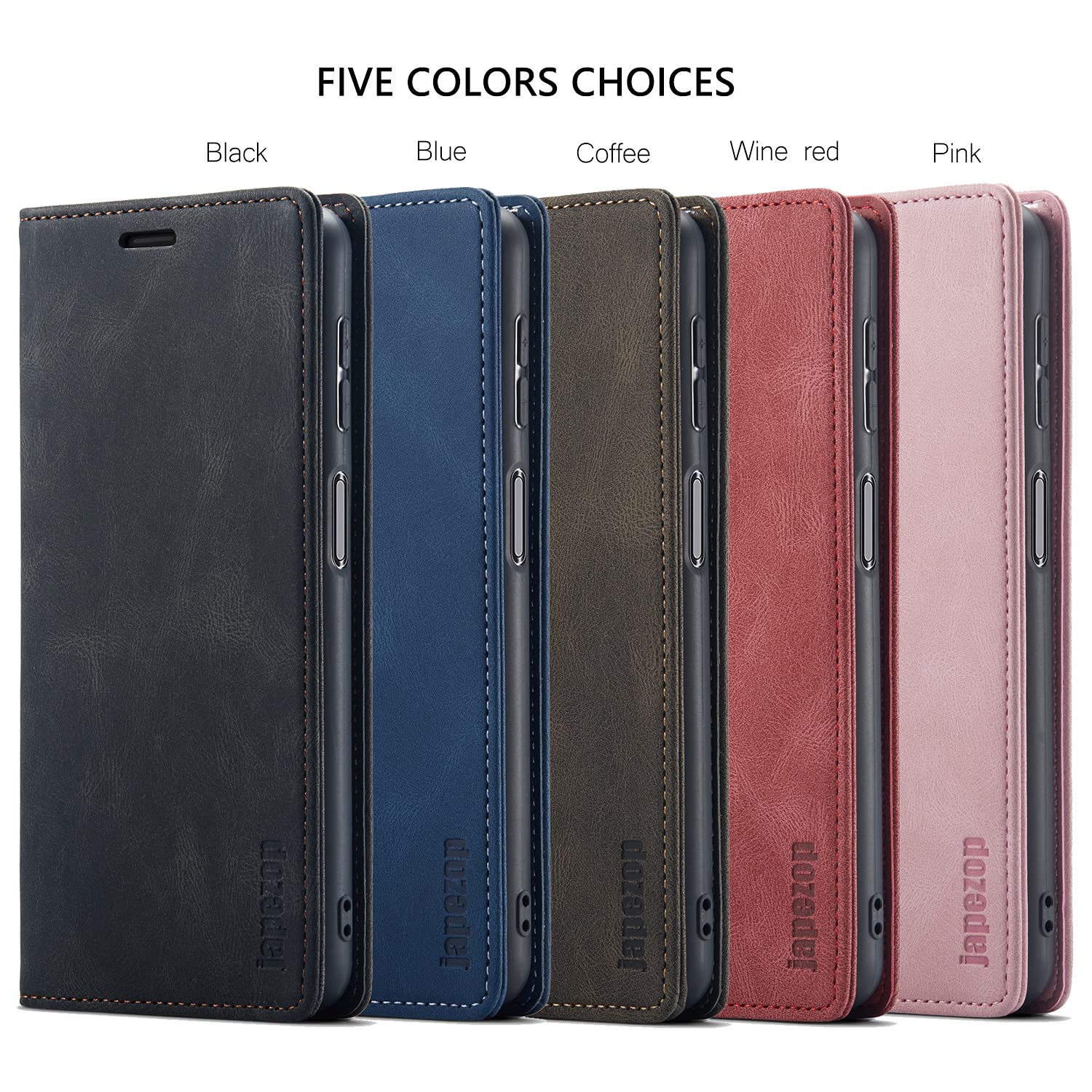 Samsung Galaxy A32 5G Wallet Case with RFID Blocking Card Holder & Kickstand - Magnetic Leather Flip Cover (Blue) - Perfect for Daily Commute, Travel & Hands-Free Viewing