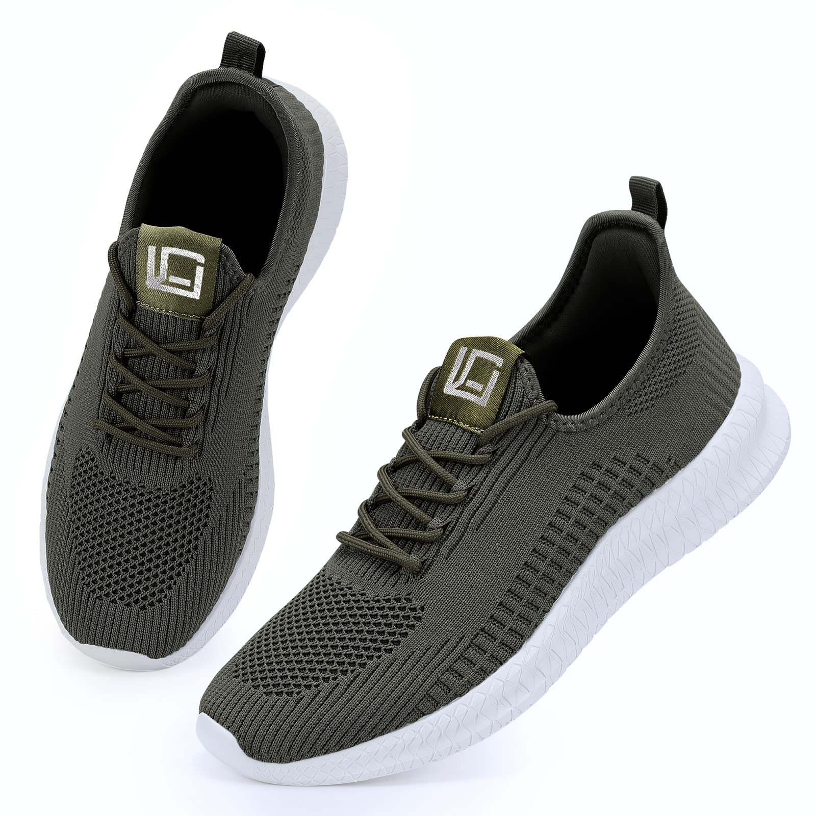 LCGJR Men's Running Shoes - Ultra Lightweight & Breathable Athletic Sneakers for Walking, Workout & Casual Wear | Comfortable Mesh Fashion Shoes for Jogging, Gym & Everyday Use