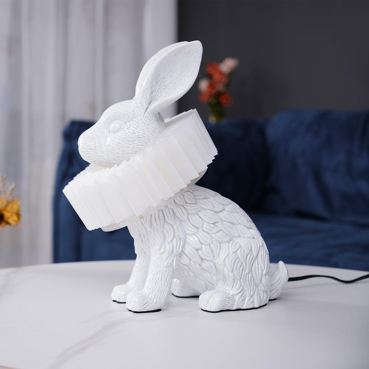 Rabbit X Table Lamp - Modern LED Nightstand Light for Bedroom, Living Room & Office - Perfect for Reading, Relaxing & Decor