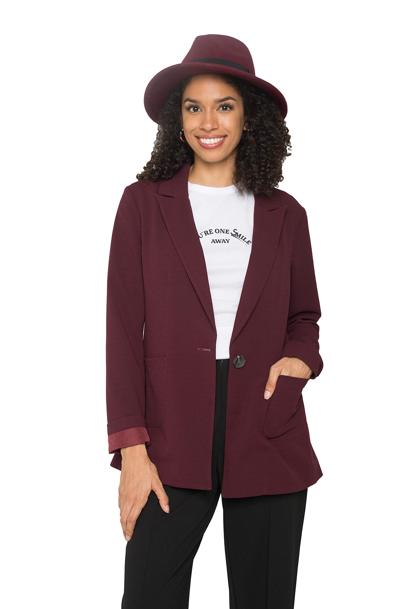 Women's Boyfriend Blazer Jacket - Oversized Casual Blazer for Women | Office Wear, Business Attire & Everyday Outfits | Perfect for Work, Dates & Special Occasions