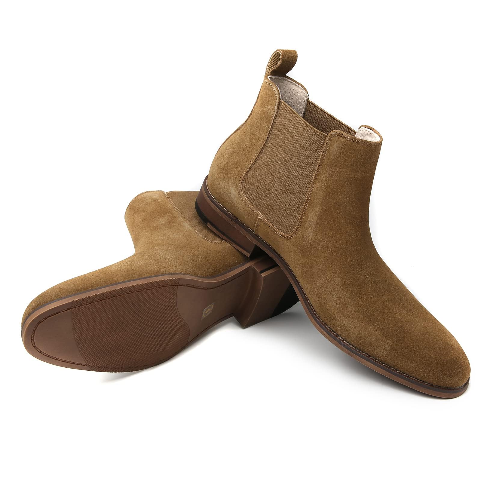 Men's Classic Chelsea Boots - Elastic Dress Boots for Casual Wear | Comfortable & Stylish Ankle Boots for Work, Date & Everyday Outfits
