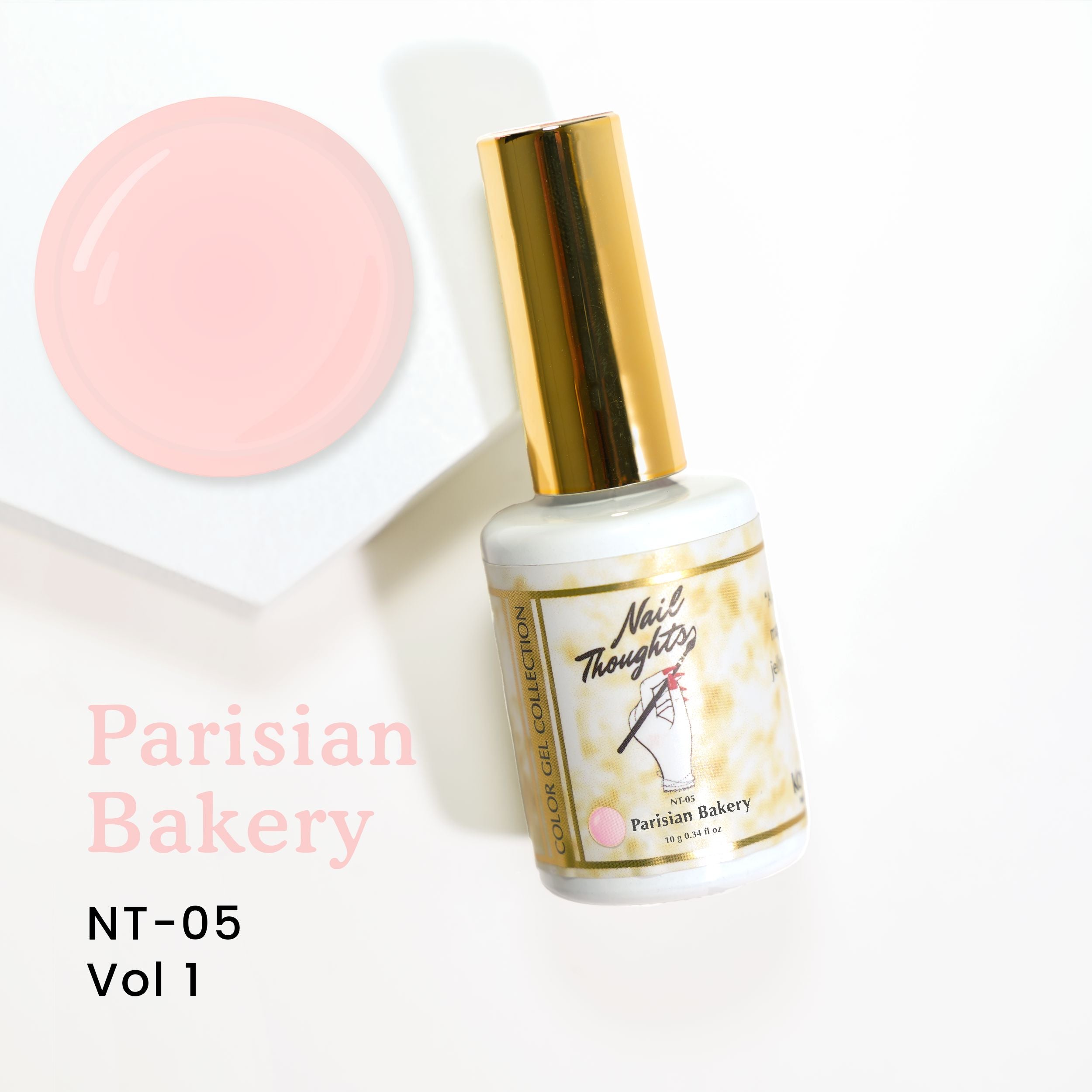 NT 05 Parisian Bakery Nail Polish - Long Lasting Gel Nail Art Polish for Women - Perfect for Salon, Home Manicure & Special Occasions