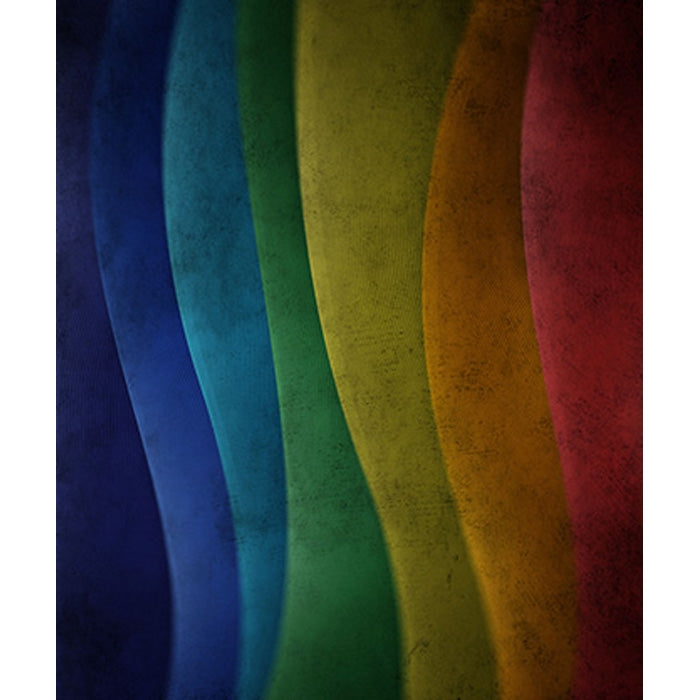 Vibrant Waves of Color Printed Backdrop - Premium Photography Background for Studio, Events & Social Media Content Creation