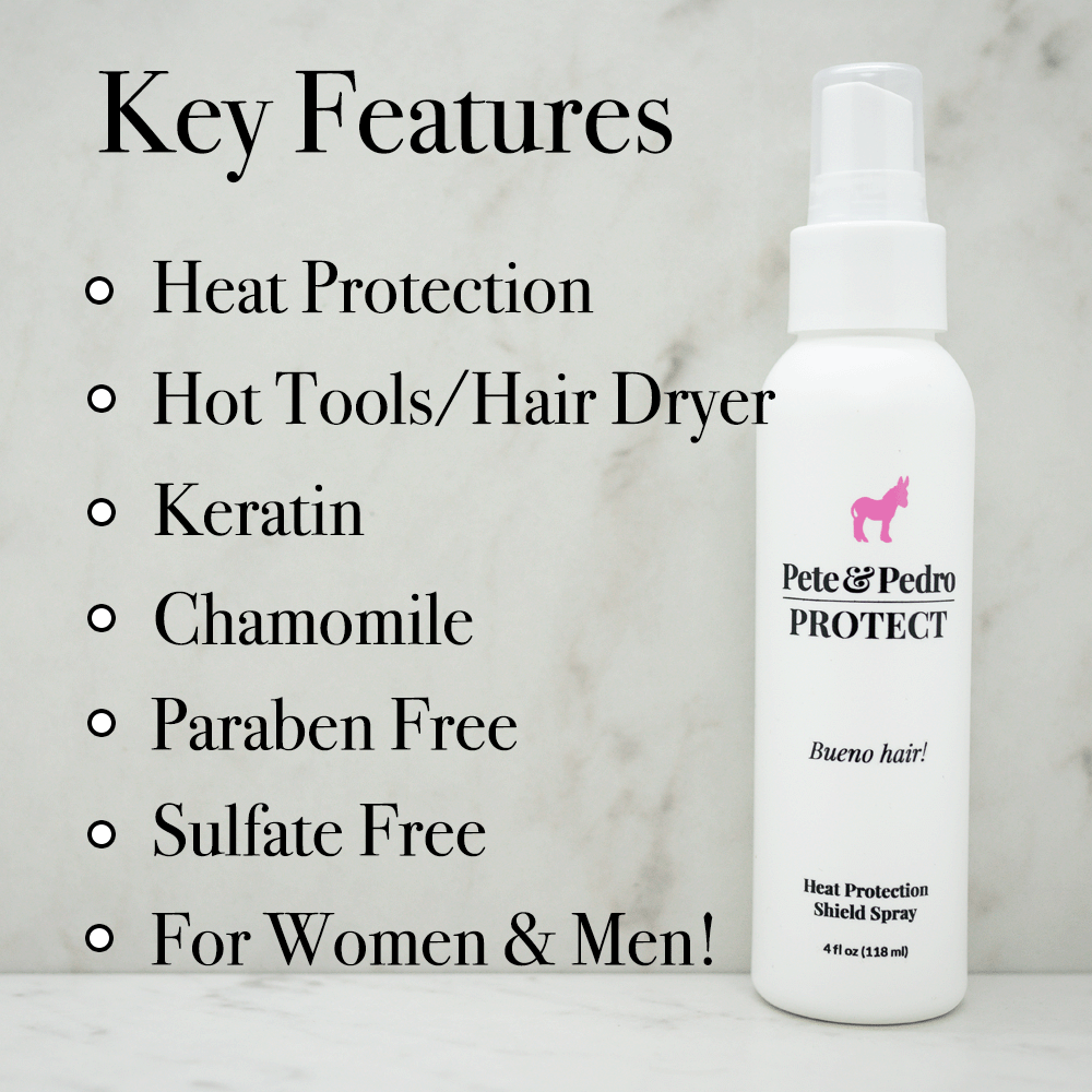 Heat Protection Shield Spray for Hair - Thermal Styling Guard with Argan Oil, Prevents Damage from Blow Dryers & Flat Irons - Best for Daily Styling & Salon Use