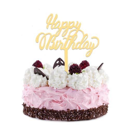 Gold Cake Topper 3