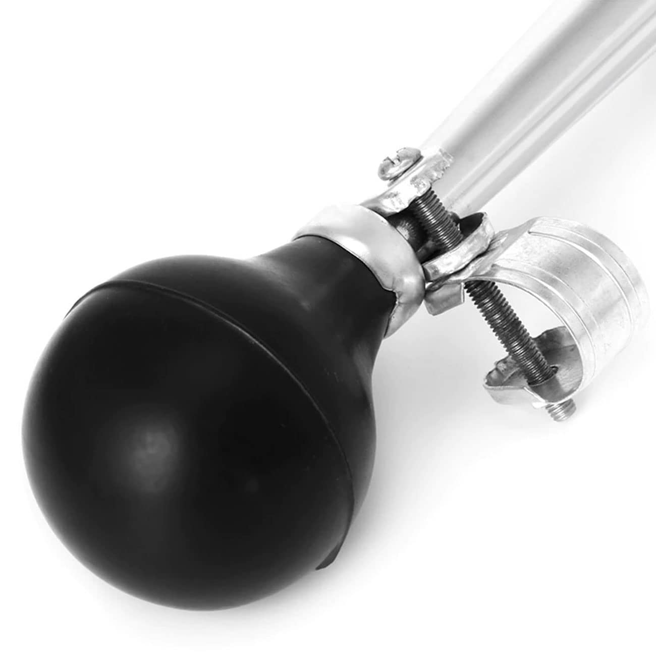 7 Inch Bike Metal Air Horn - Loud Bicycle Bell with Rubber Squeeze Grip | Durable Bike Accessory for Kids Bikes, Vehicles & Golf Carts | Perfect for Safety Warning, Cycling Commutes & Outdoor Adventures