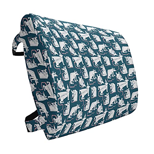 Dark Teal Pastel Pink