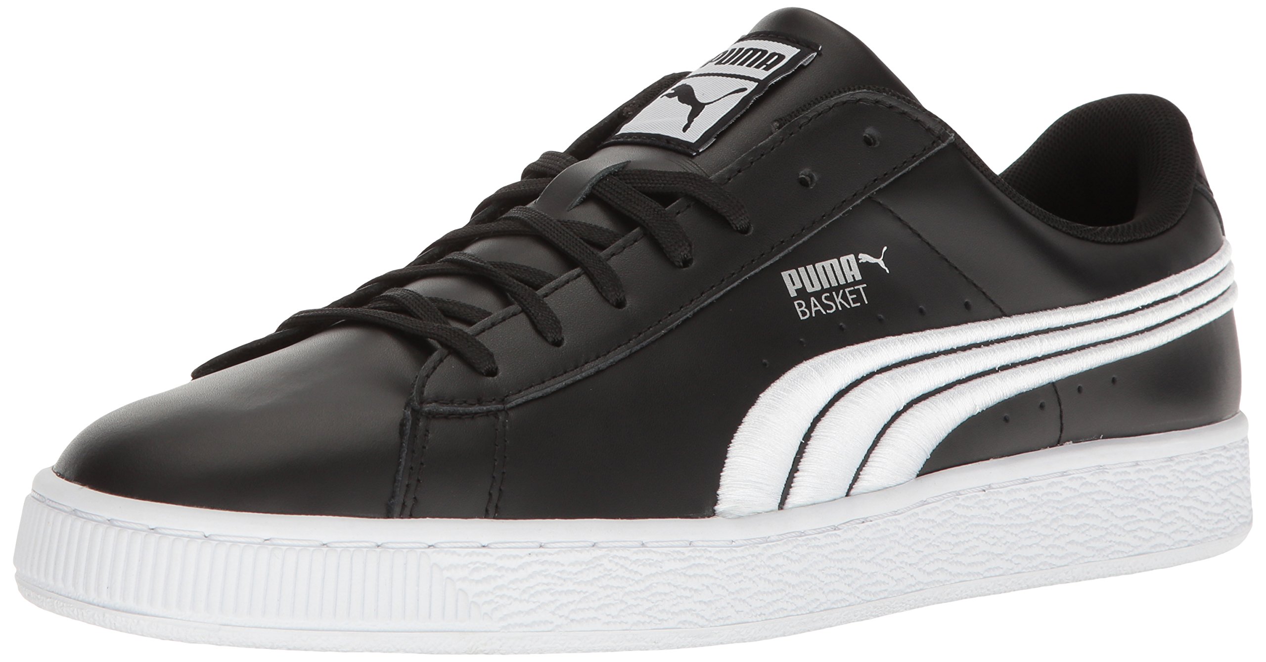 PUMA Men's Basket Classic Badge Sneakers - Retro Basketball Shoes for Men - Comfortable Casual Streetwear - Perfect for Gym, Running & Everyday Wear