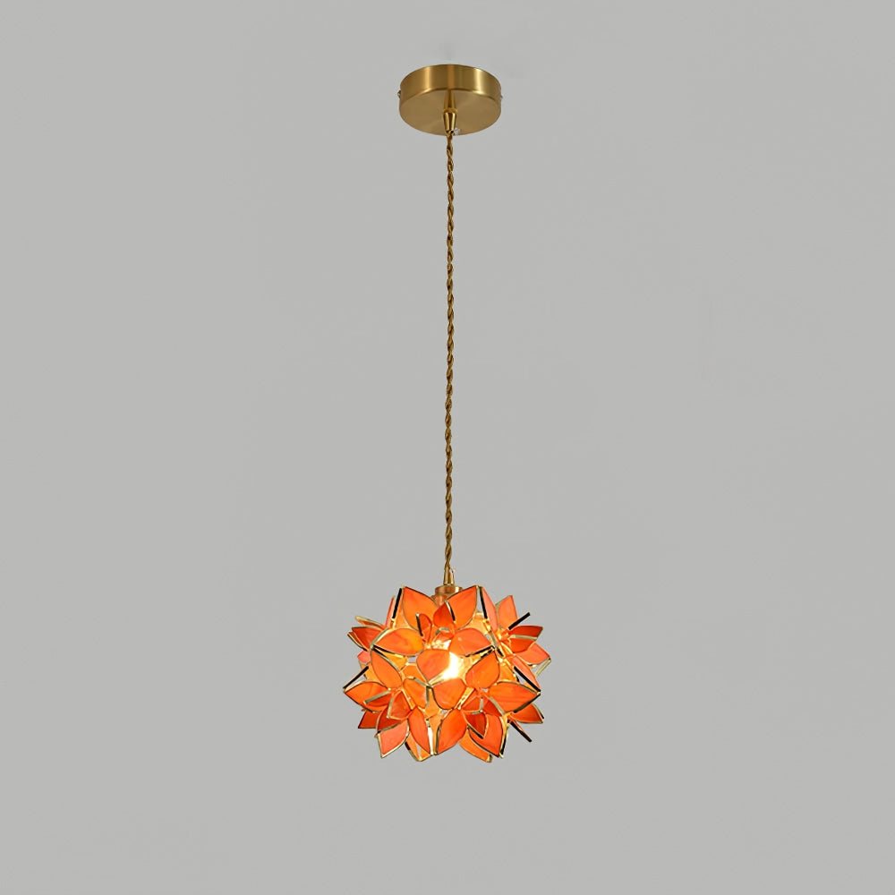 Handmade Capiz Shell Pendant Light - Natural Seashell Chandelier for Dining Room, Bedroom & Living Room Decor