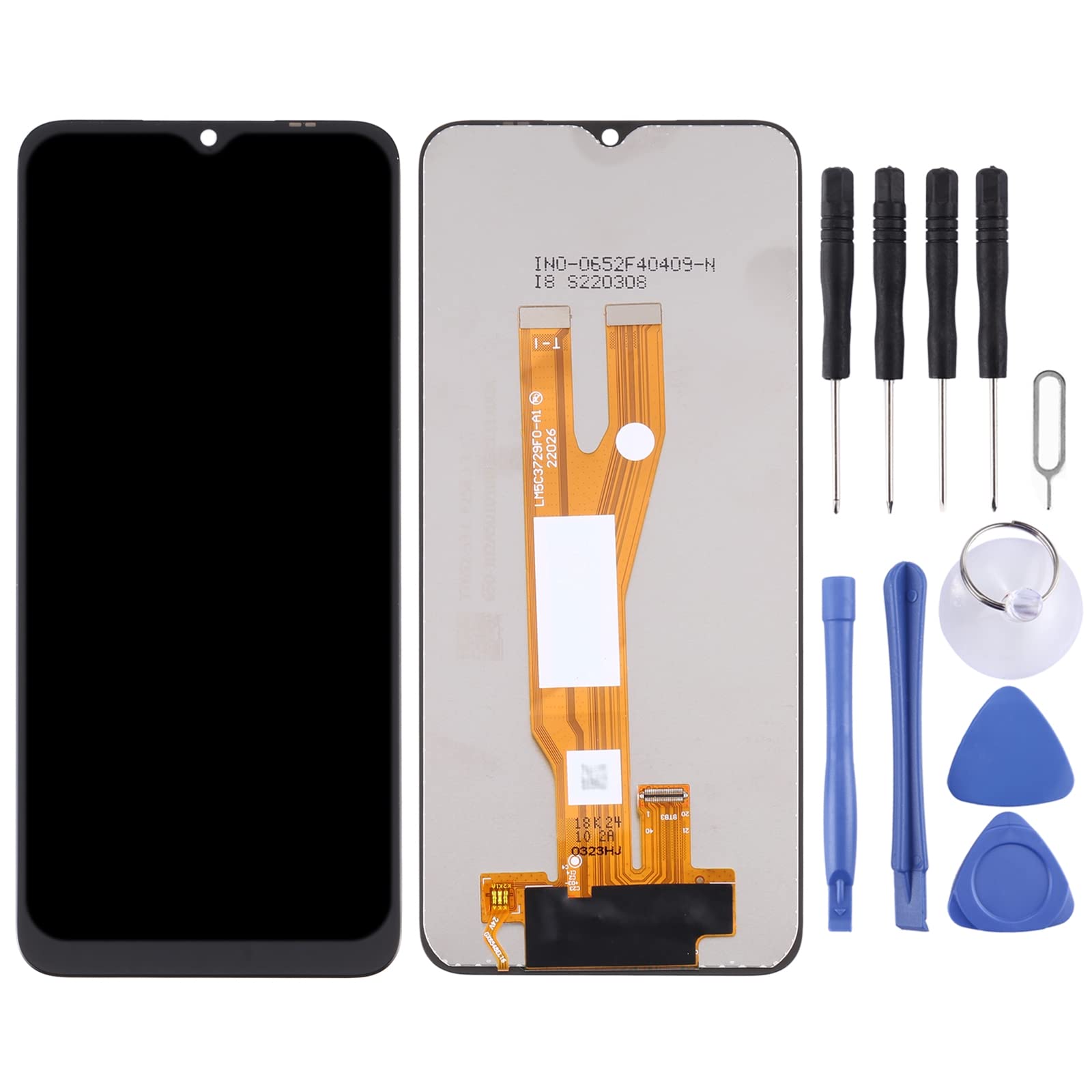 Original LCD Screen for Samsung Galaxy A03 Core with Digitizer - Full Assembly Replacement - Cracked Display Repair - DIY Smartphone Screen Fix - Home & Office Use