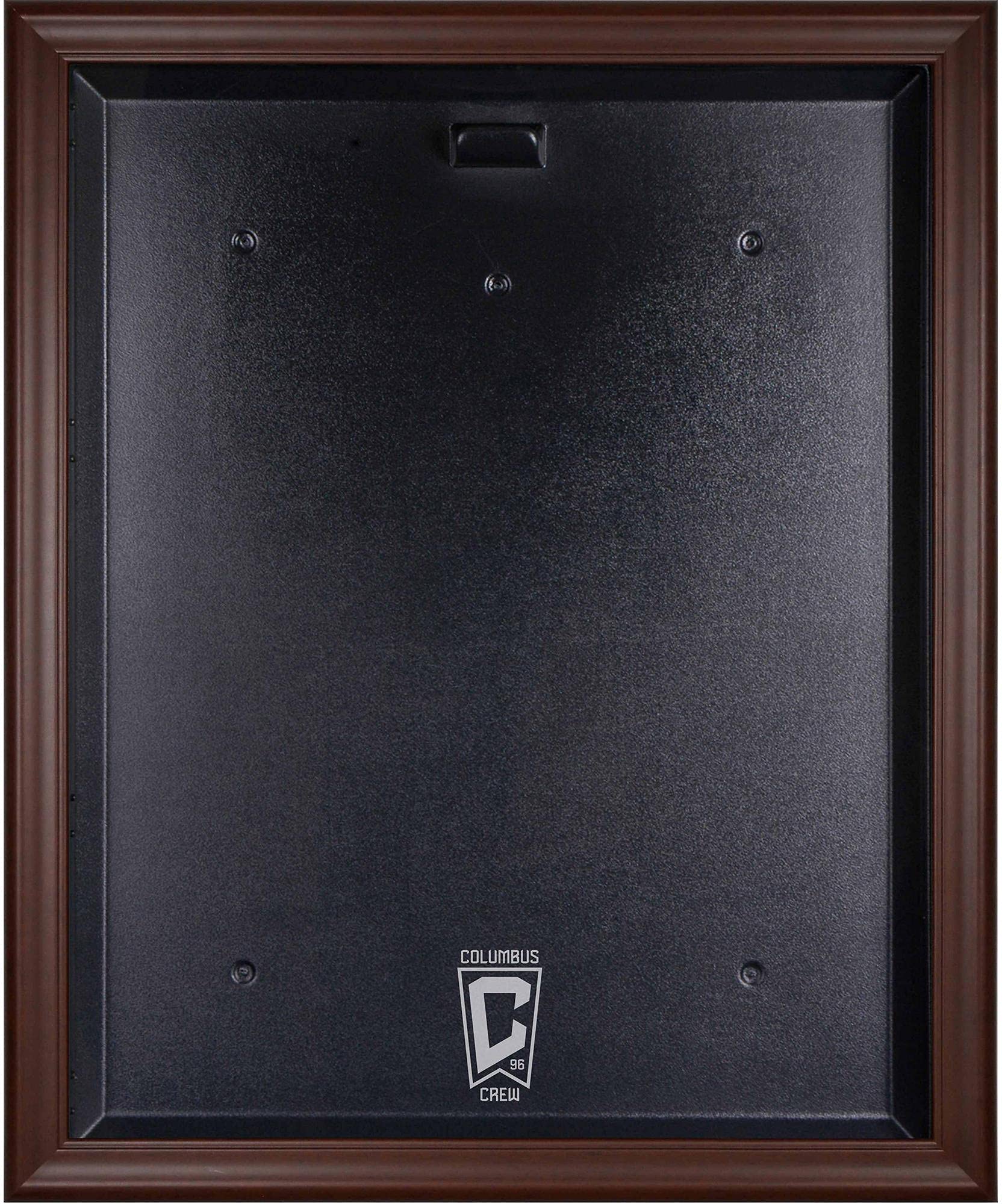 Columbus Crew Framed Brown Soccer Jersey Display Case - Team Logo Memorabilia Shadow Box for Wall Mounting - Perfect for Sports Fans, Man Cave, and Game Room Decor