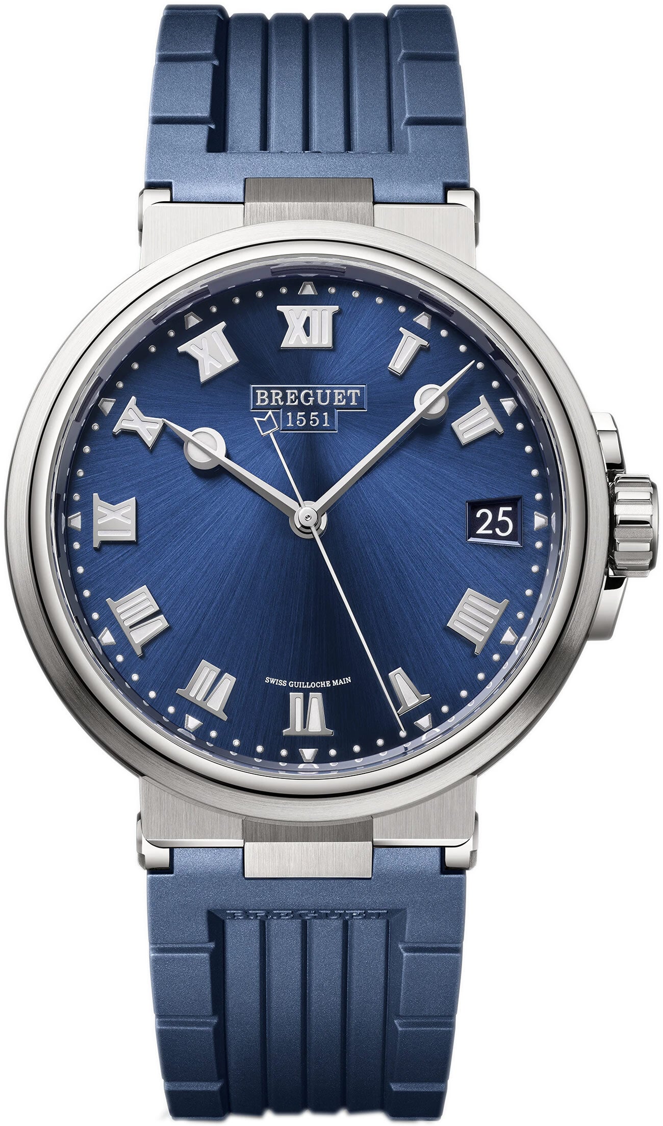 Breguet Marine 5517 Titanium Men's Luxury Watch - Waterproof Automatic Wristwatch for Diving, Business & Formal Occasions